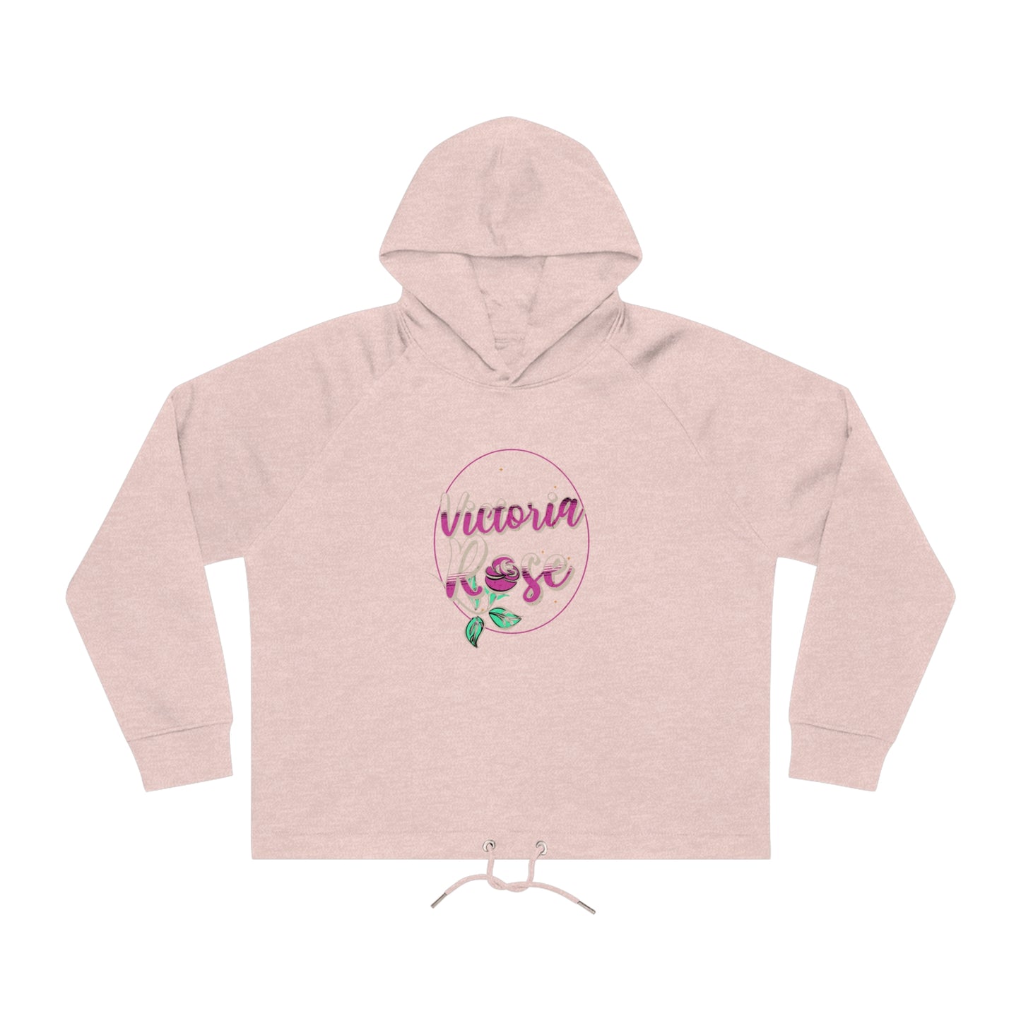 Victoria Rose Bower Cropped Hoodie Sweatshirt