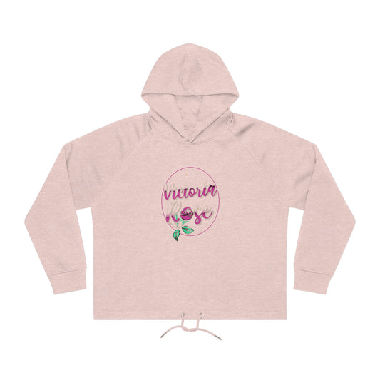 Victoria Rose Bower Cropped Hoodie Sweatshirt