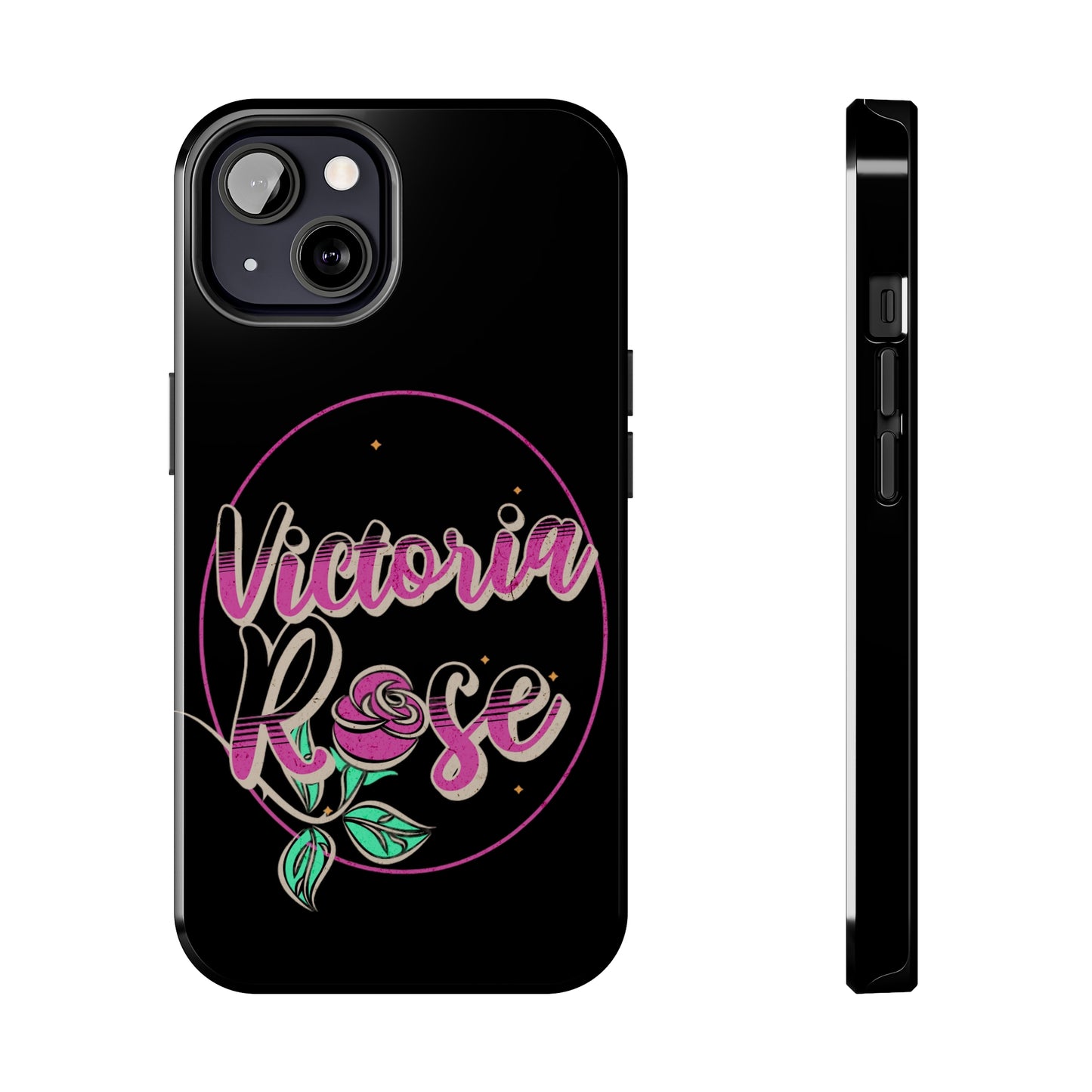 Victoria Rose Phone Case (Black)
