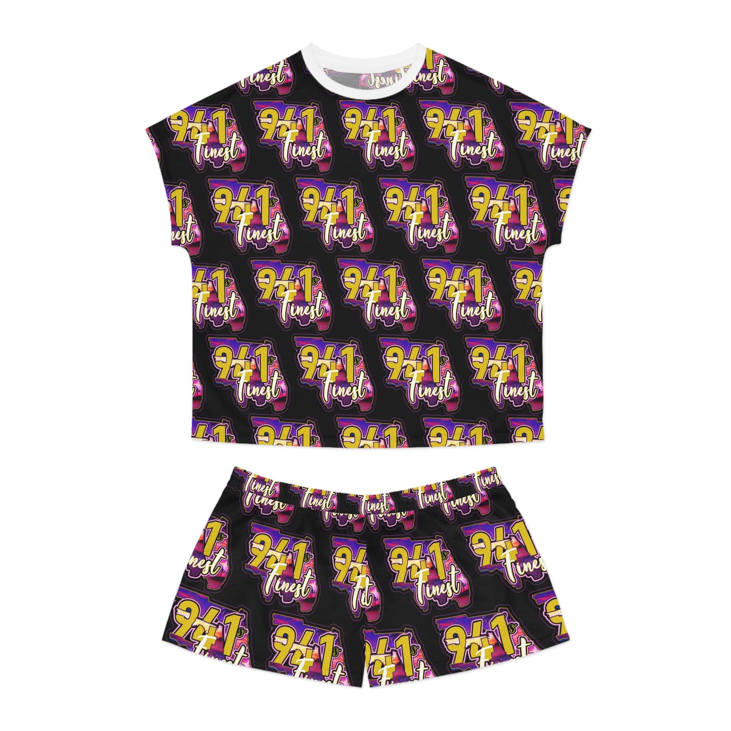 941s Finest Women's Short Pajama Set