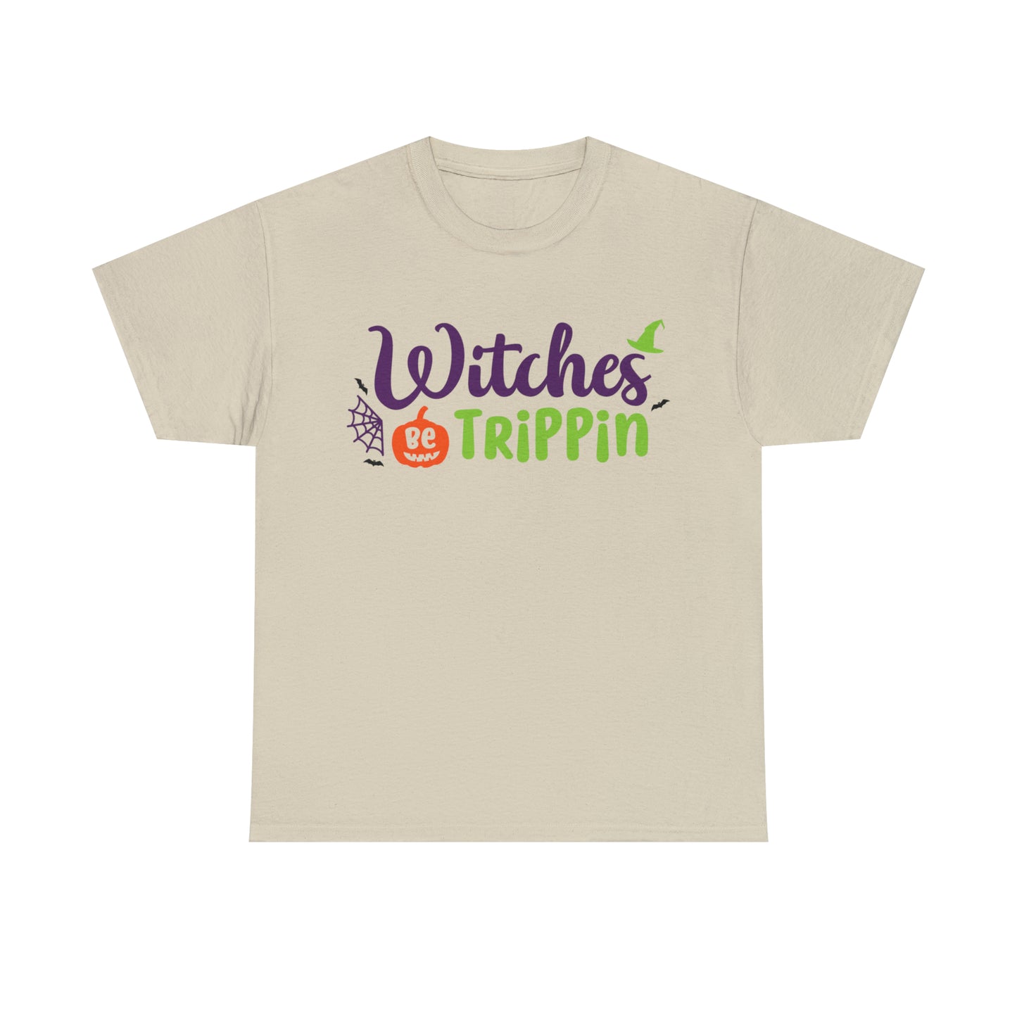 Witches be trippin Unisex Heavy Cotton Tee