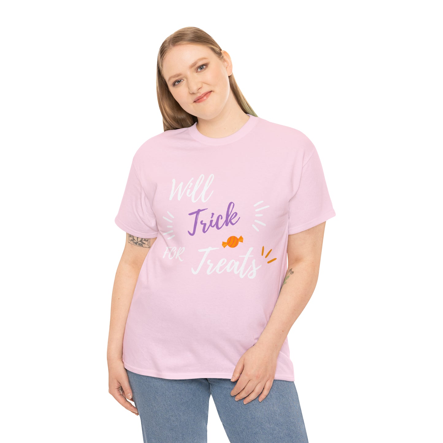 Trick for treats unisex Heavy Cotton Tee