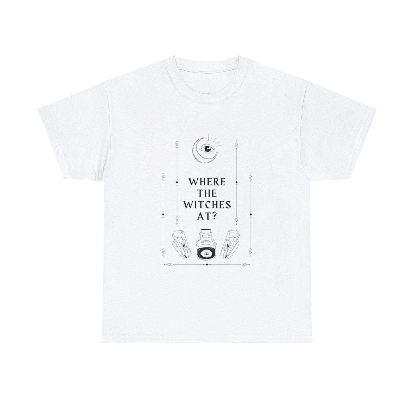 Where the witches at? Heavy Cotton Tee