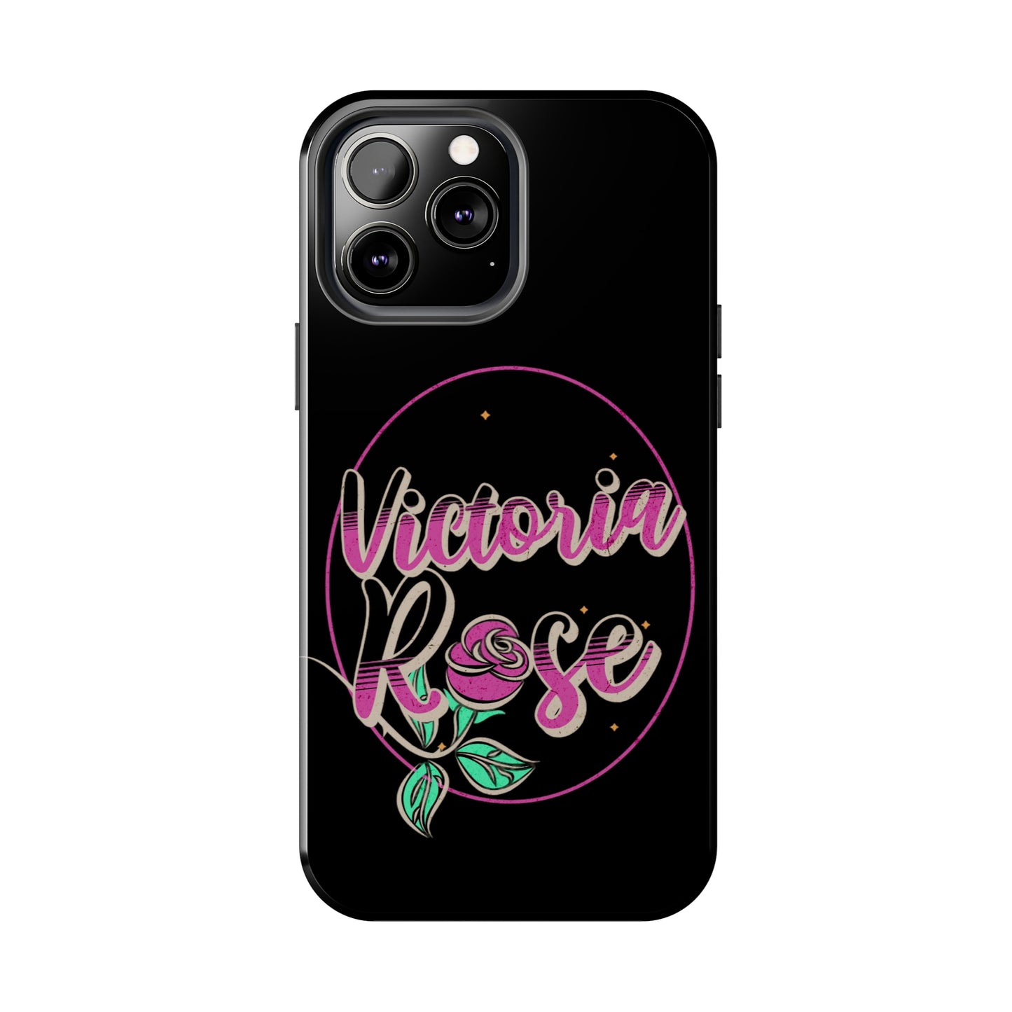 Victoria Rose Phone Case (Black)