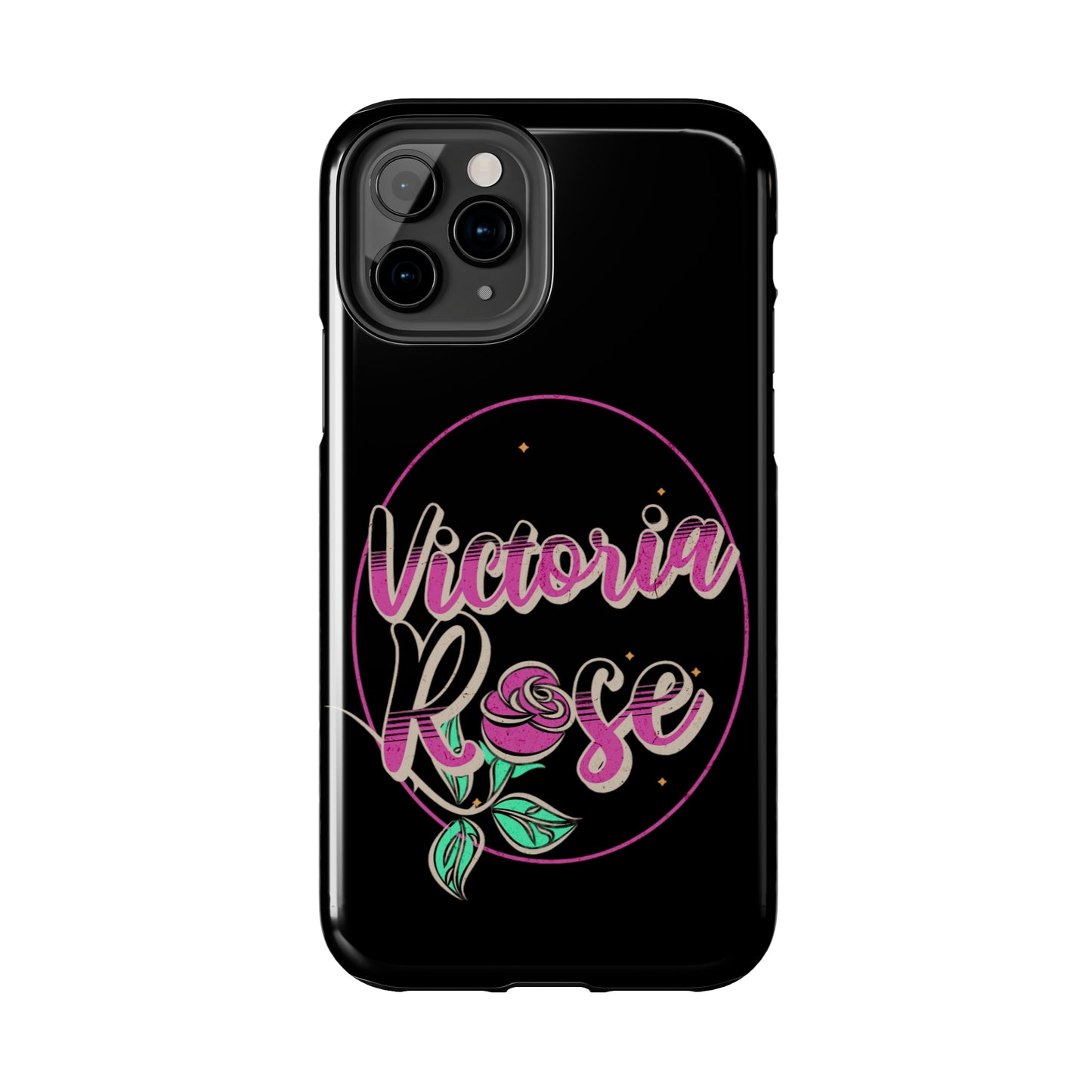 Victoria Rose Phone Case (Black)