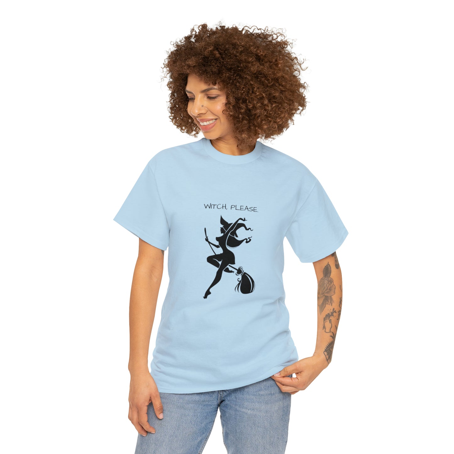 Witch please Heavy Cotton Tee