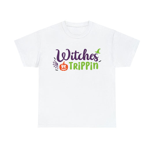 Witches be trippin Unisex Heavy Cotton Tee