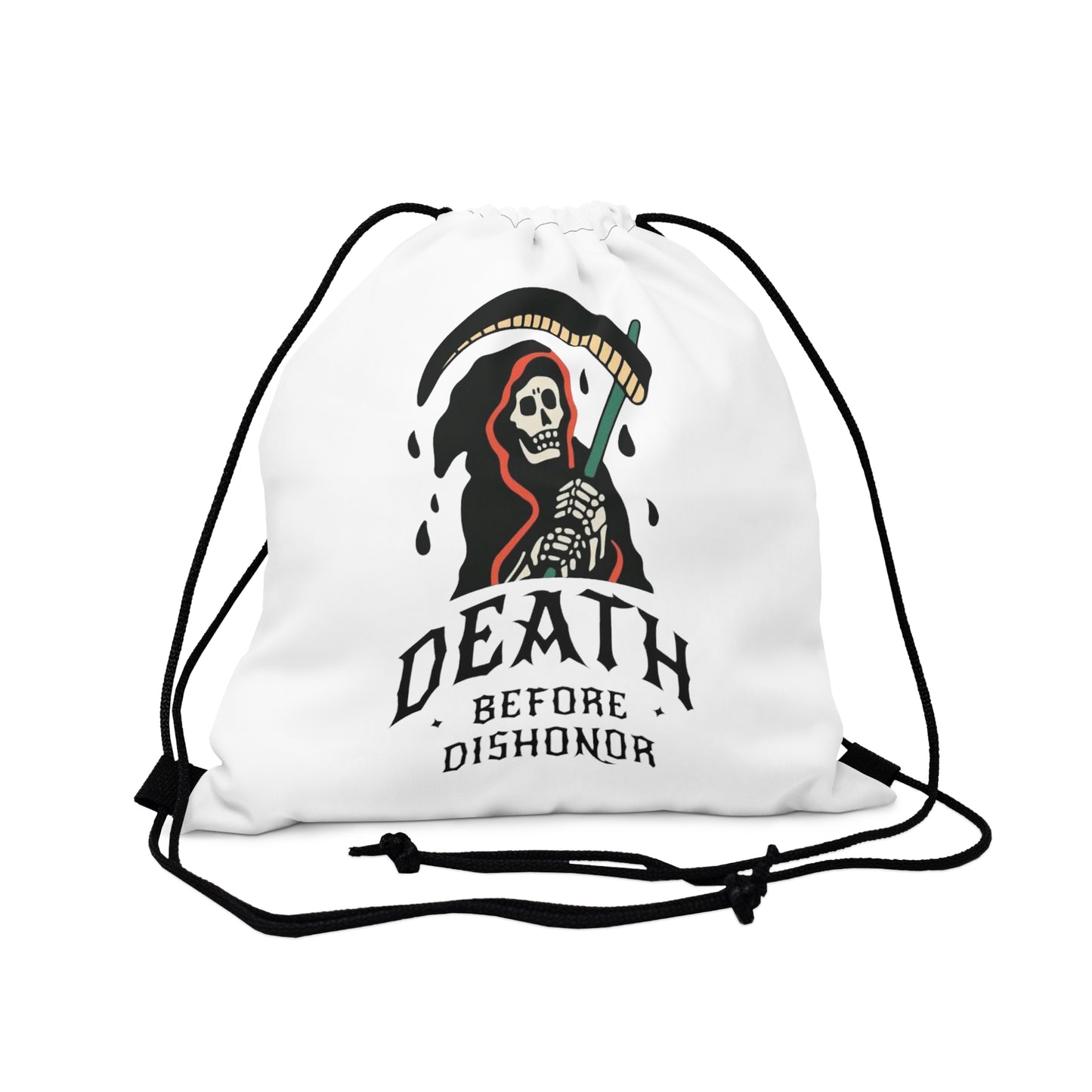 Death before dishonor Drawstring Bag