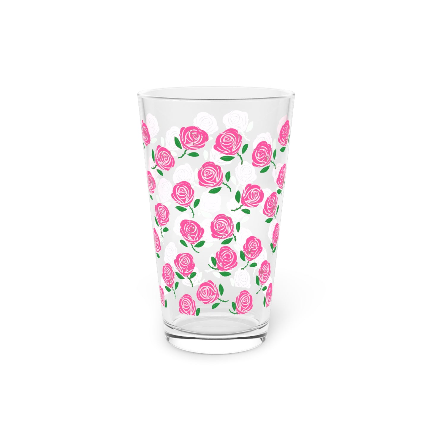 Victoria Rose Pint Glass, 16oz