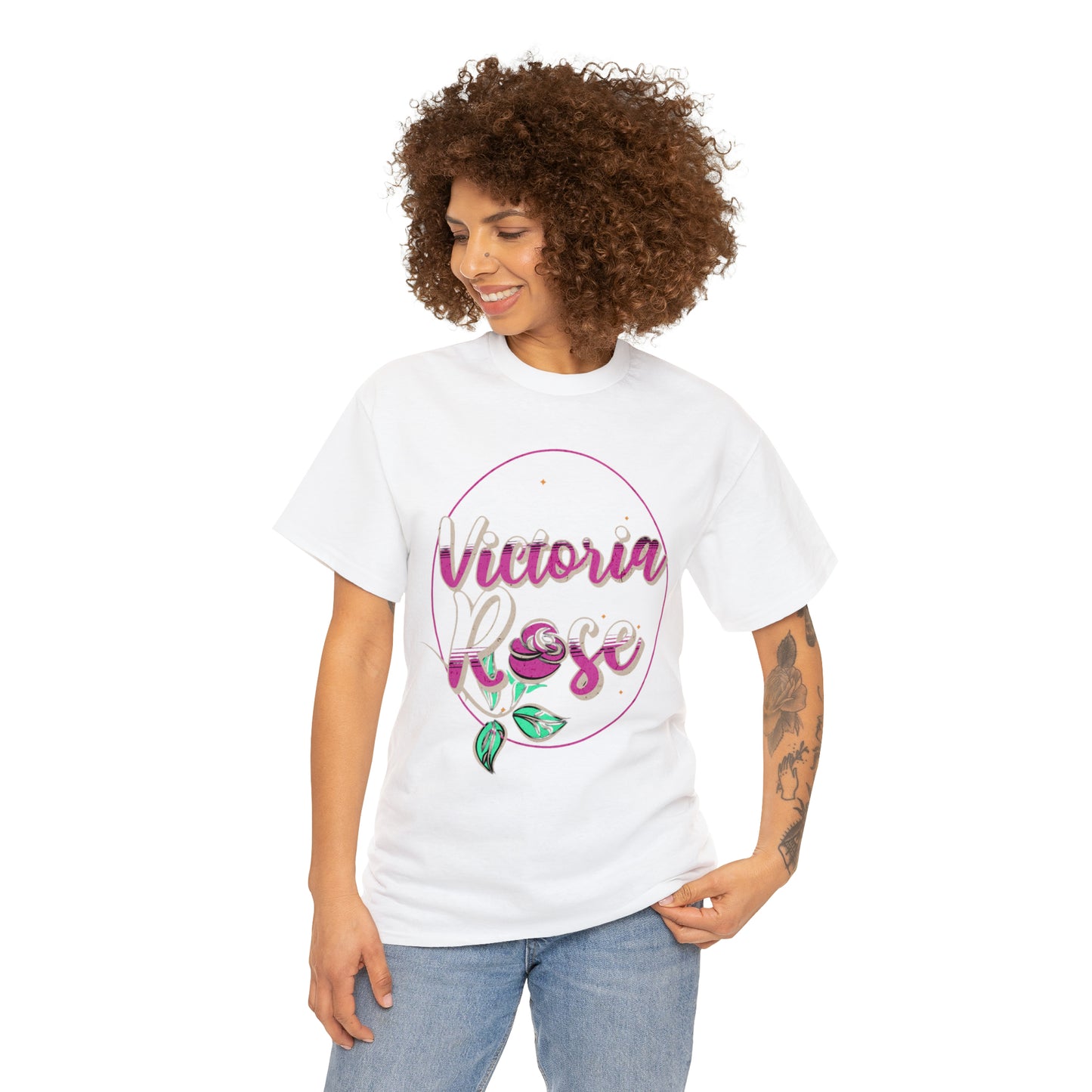 Victoria Rose Heavy Cotton Tee