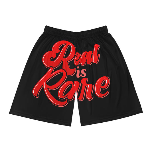 Real is rare Basketball Shorts