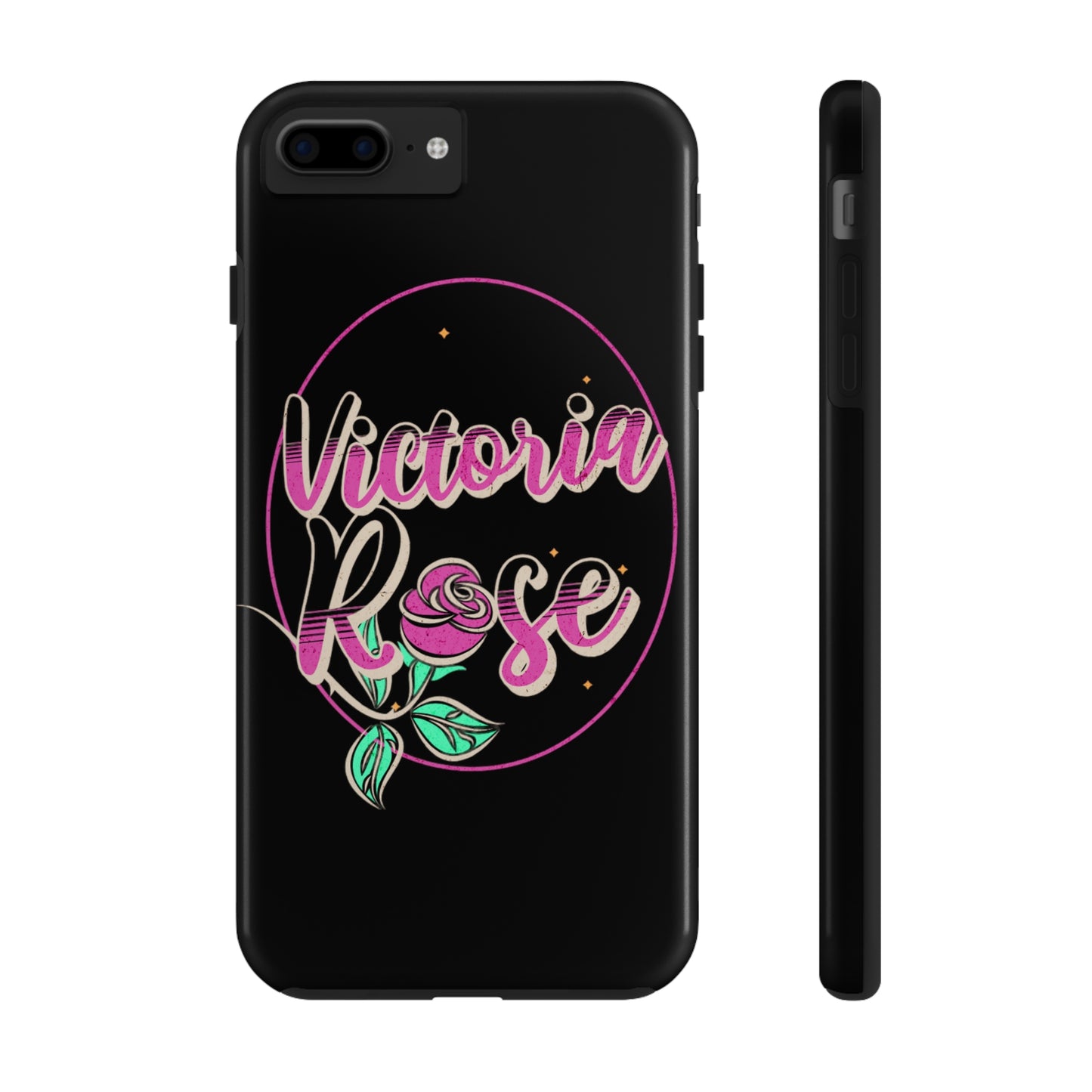 Victoria Rose Phone Case (Black)