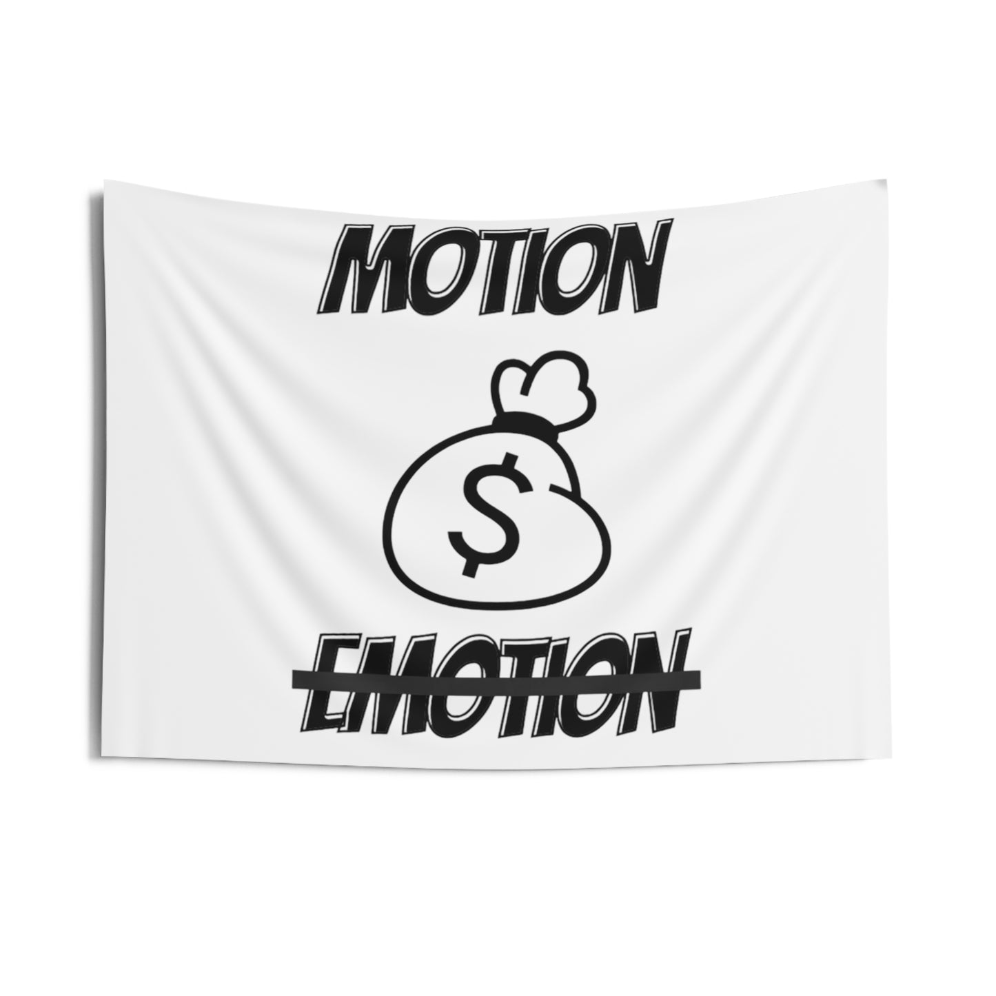 Motion No Emotion Indoor Wall Tapestry