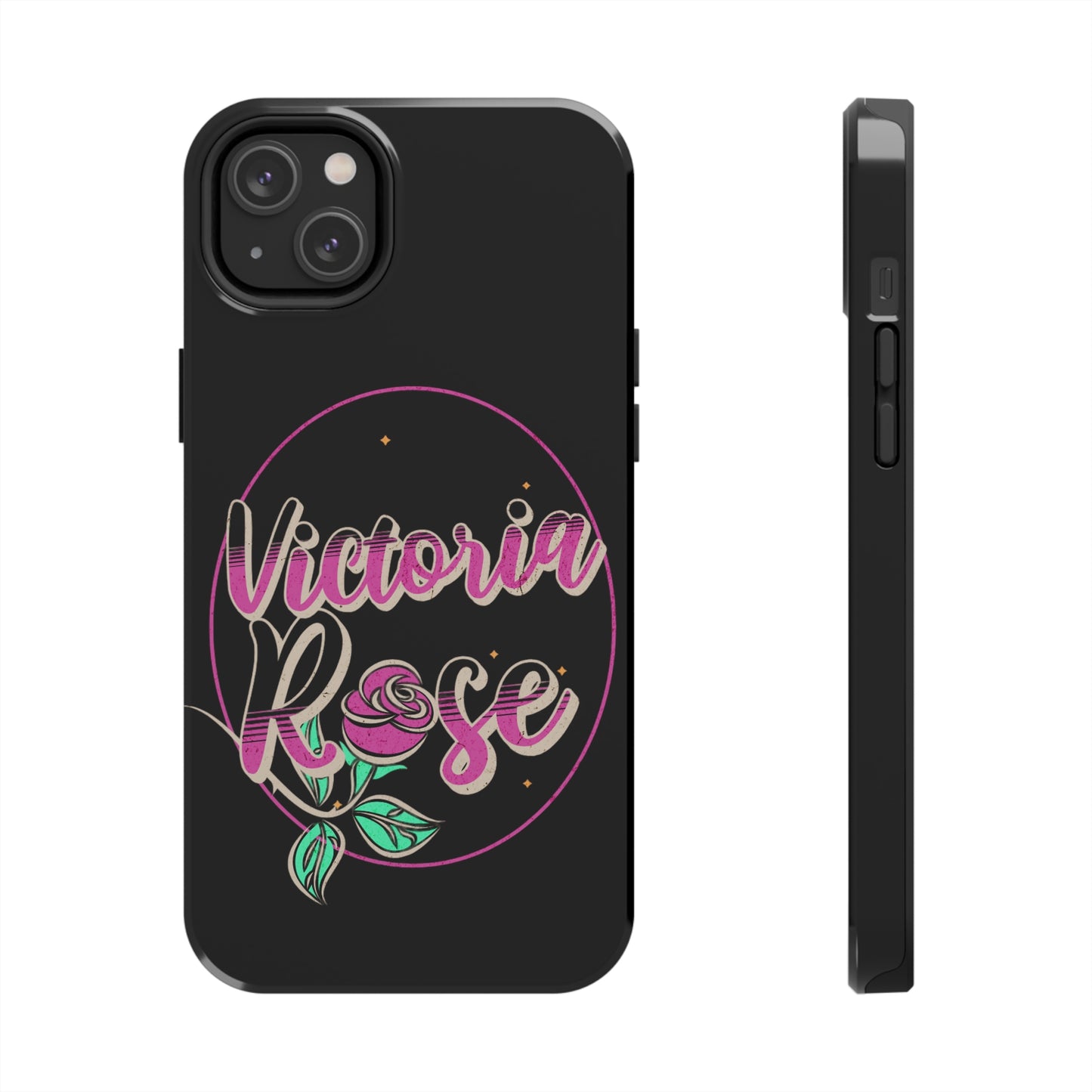 Victoria Rose Phone Case (Black)