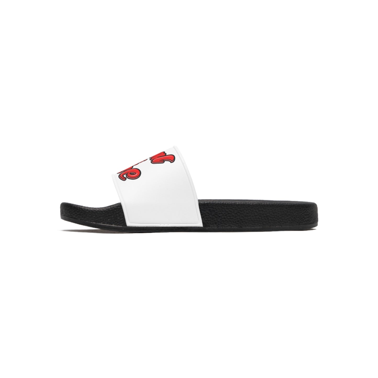 Real is rare Men's Slide Sandals (white)