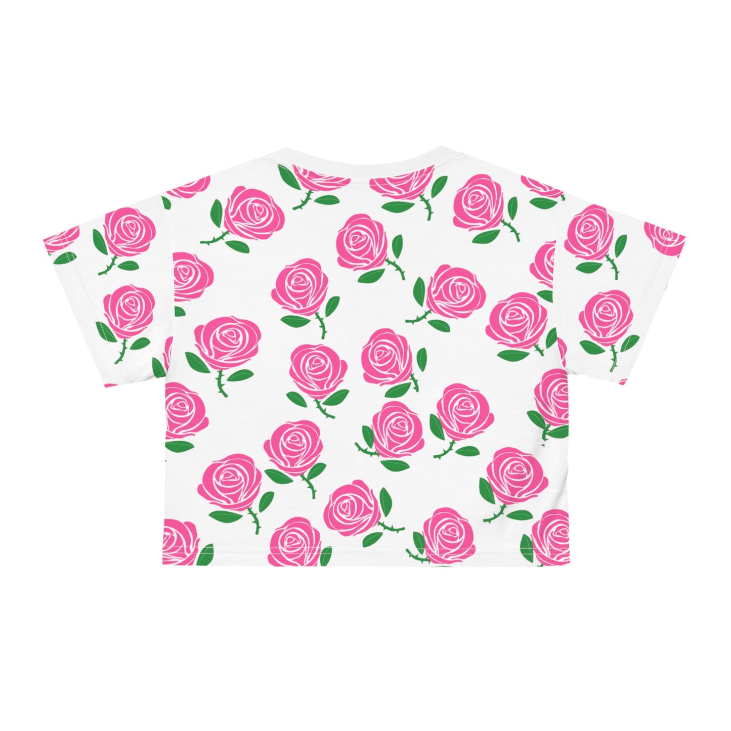 Victoria Rose (Roses everywhere) Crop Top