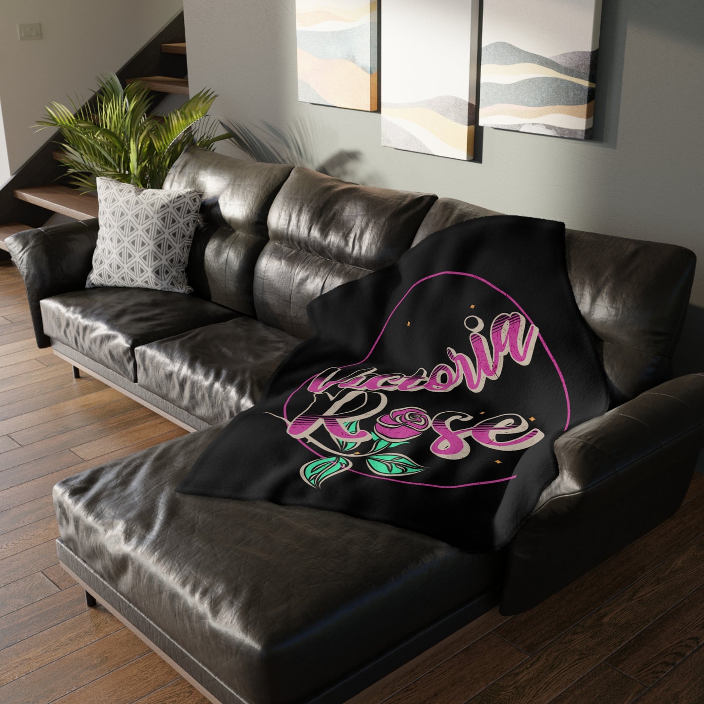 Victoria Rose Blanket (Two-sided print)