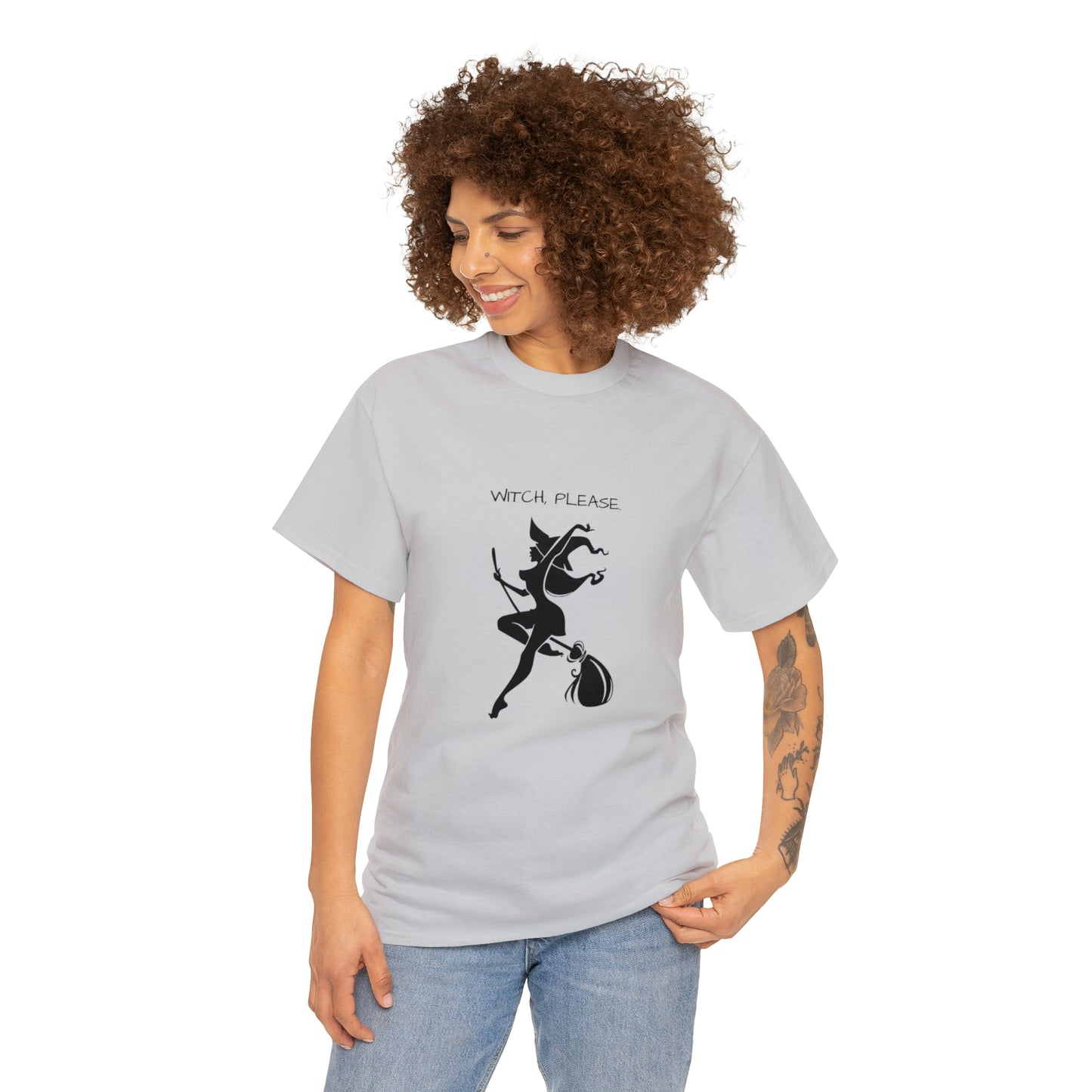 Witch please Heavy Cotton Tee