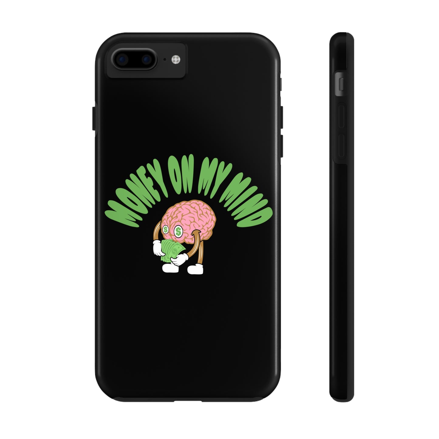 Money on my mind Phone case (Black)