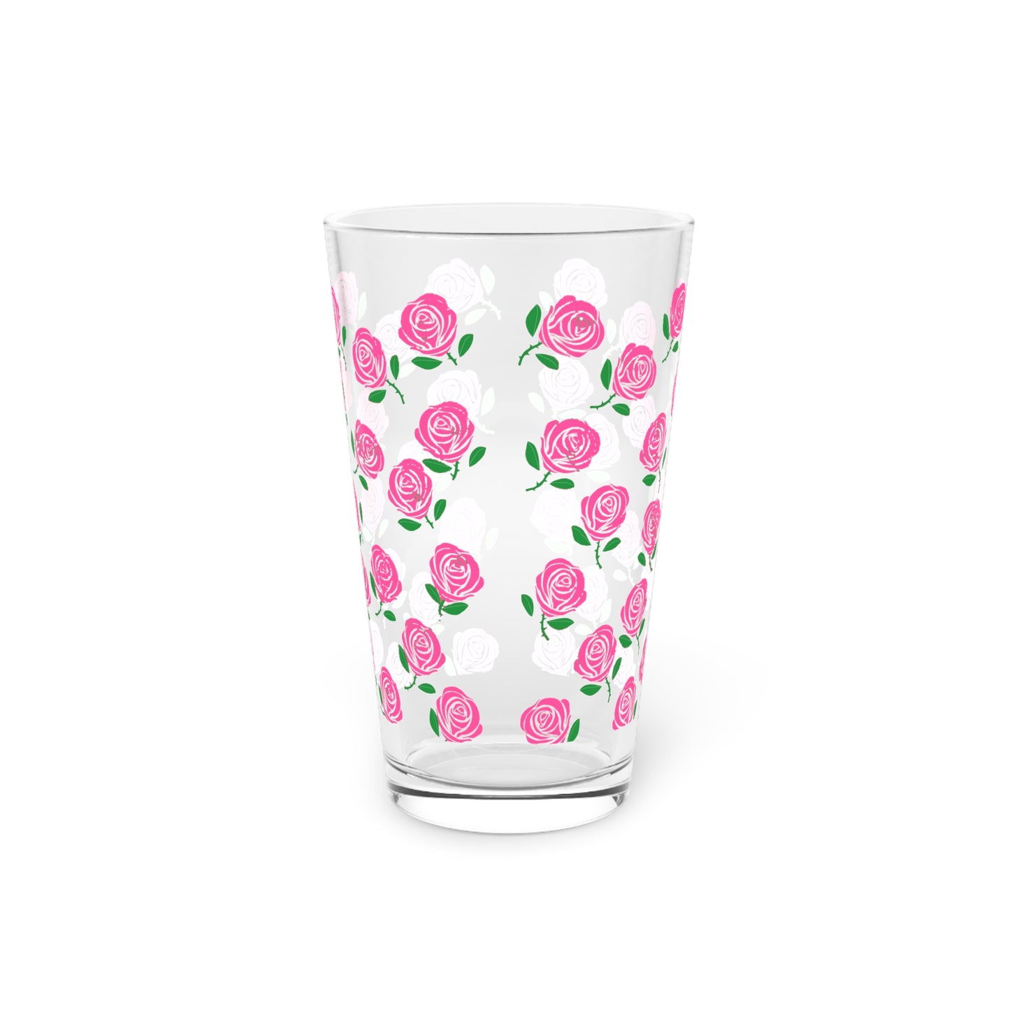 Victoria Rose Pint Glass, 16oz