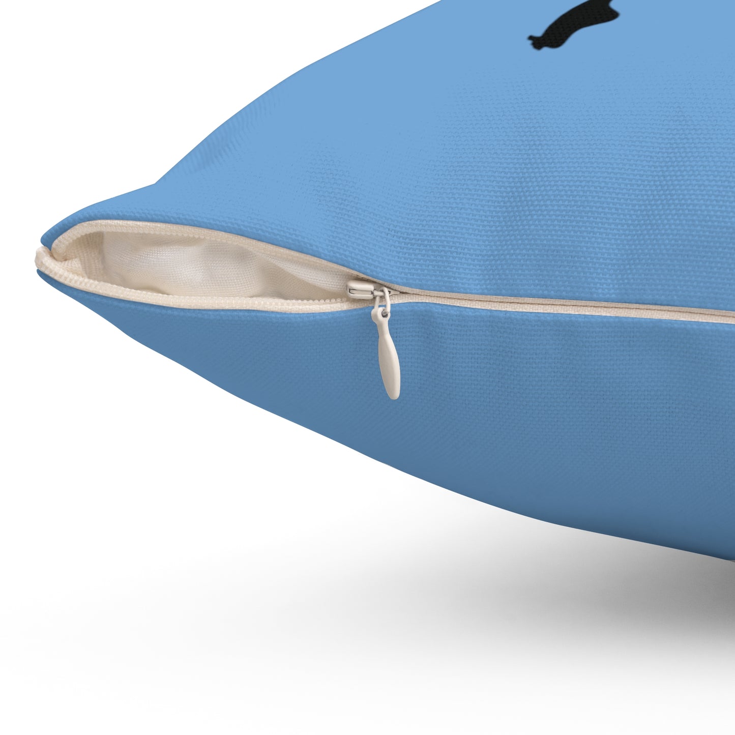 Witch please Square Pillow (Light Blue)