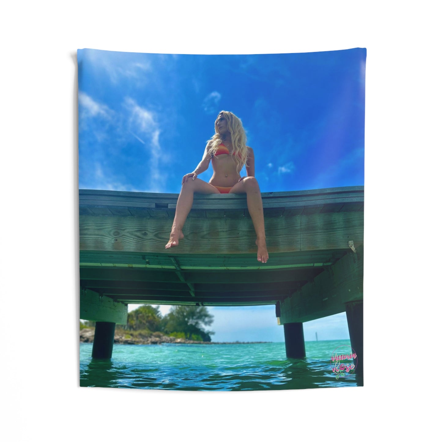 Victoria Rose Indoor Wall Tapestry (Above all odds)