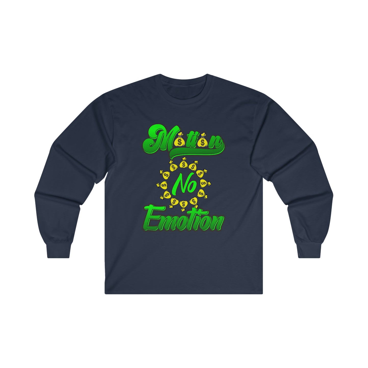 Motion No Emotion (Moneybags) Long Sleeve Tee