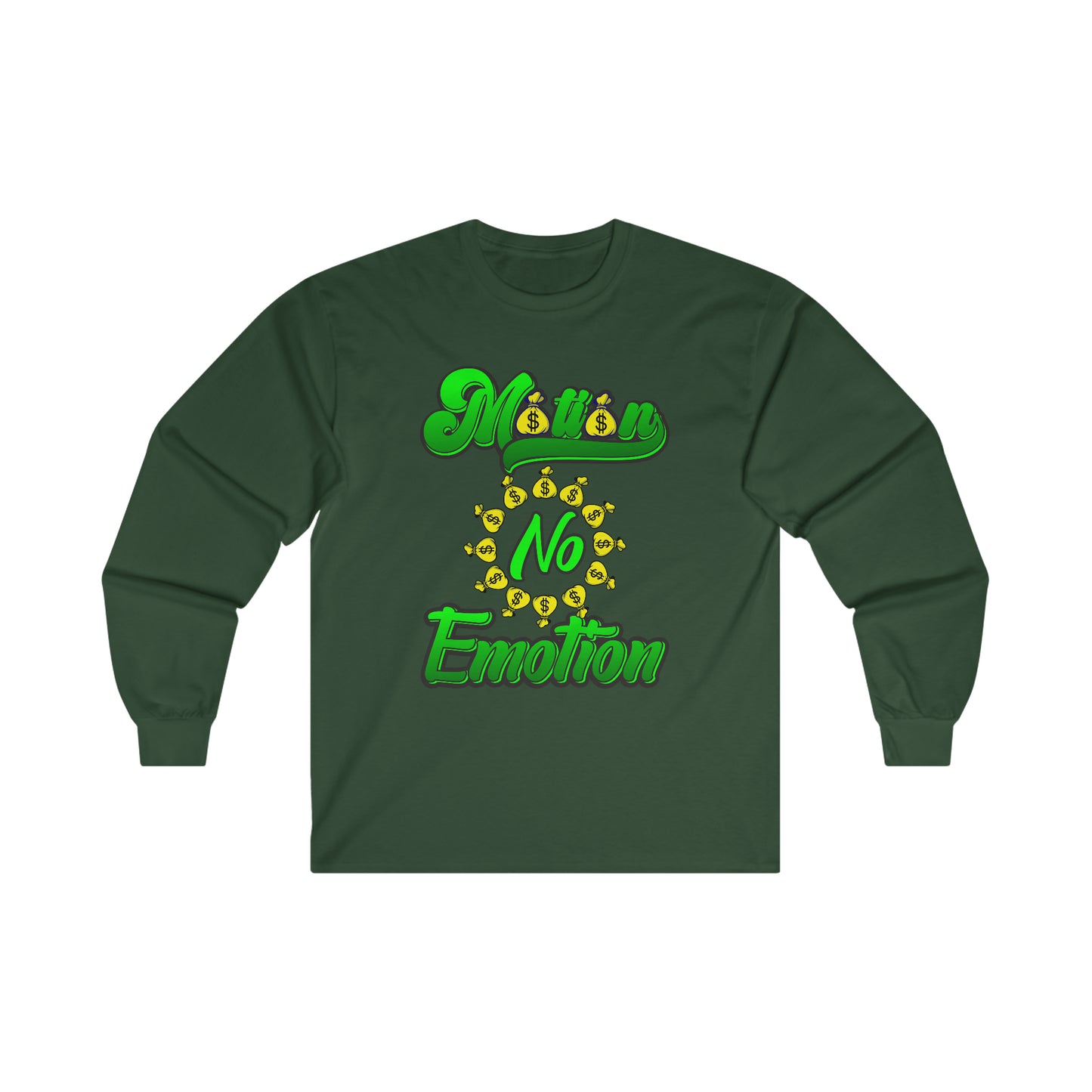 Motion No Emotion (Moneybags) Long Sleeve Tee