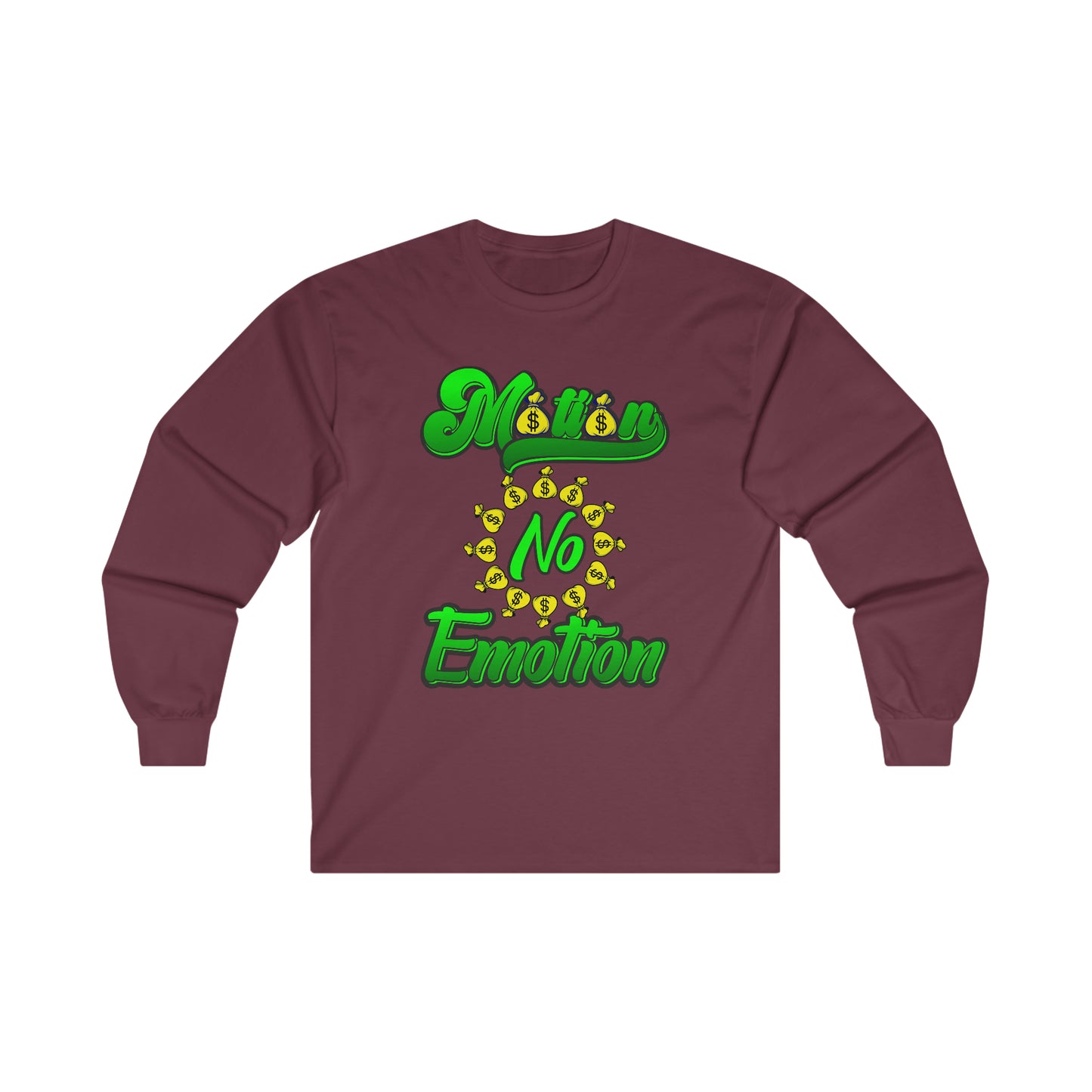 Motion No Emotion (Moneybags) Long Sleeve Tee