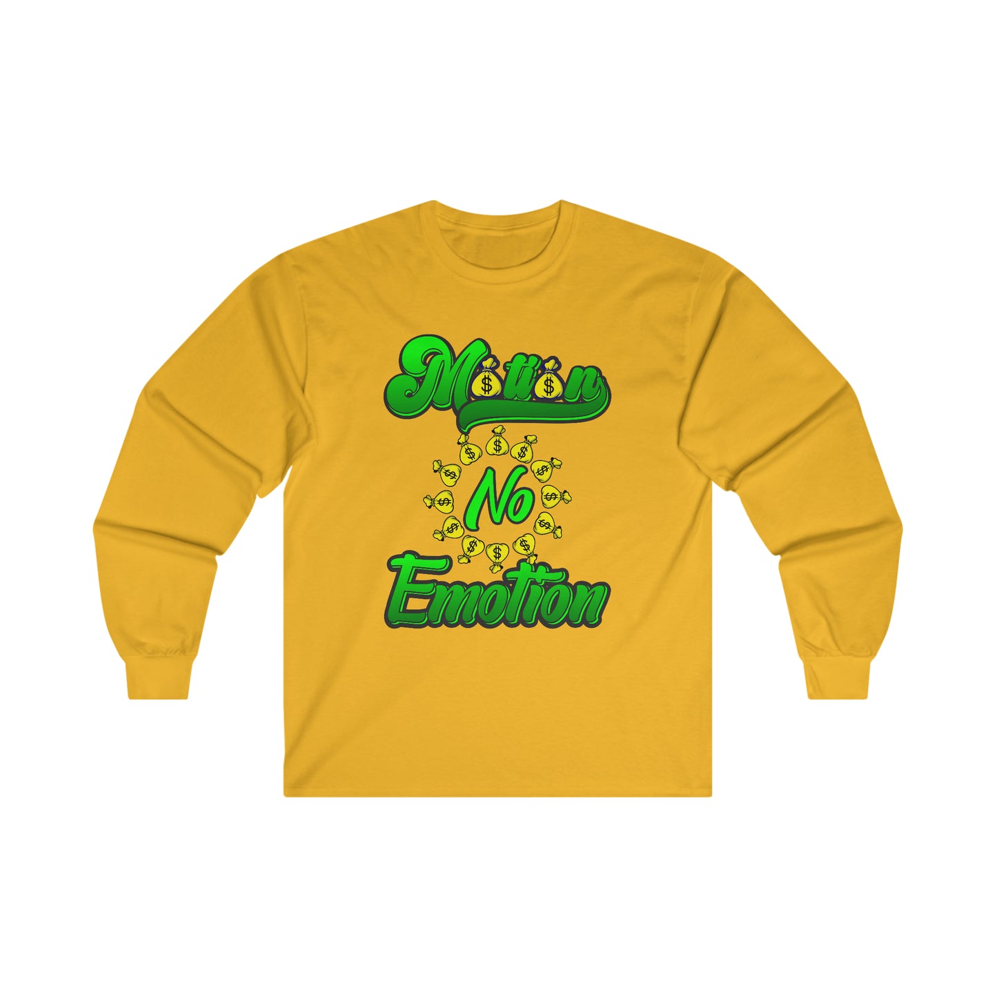 Motion No Emotion (Moneybags) Long Sleeve Tee
