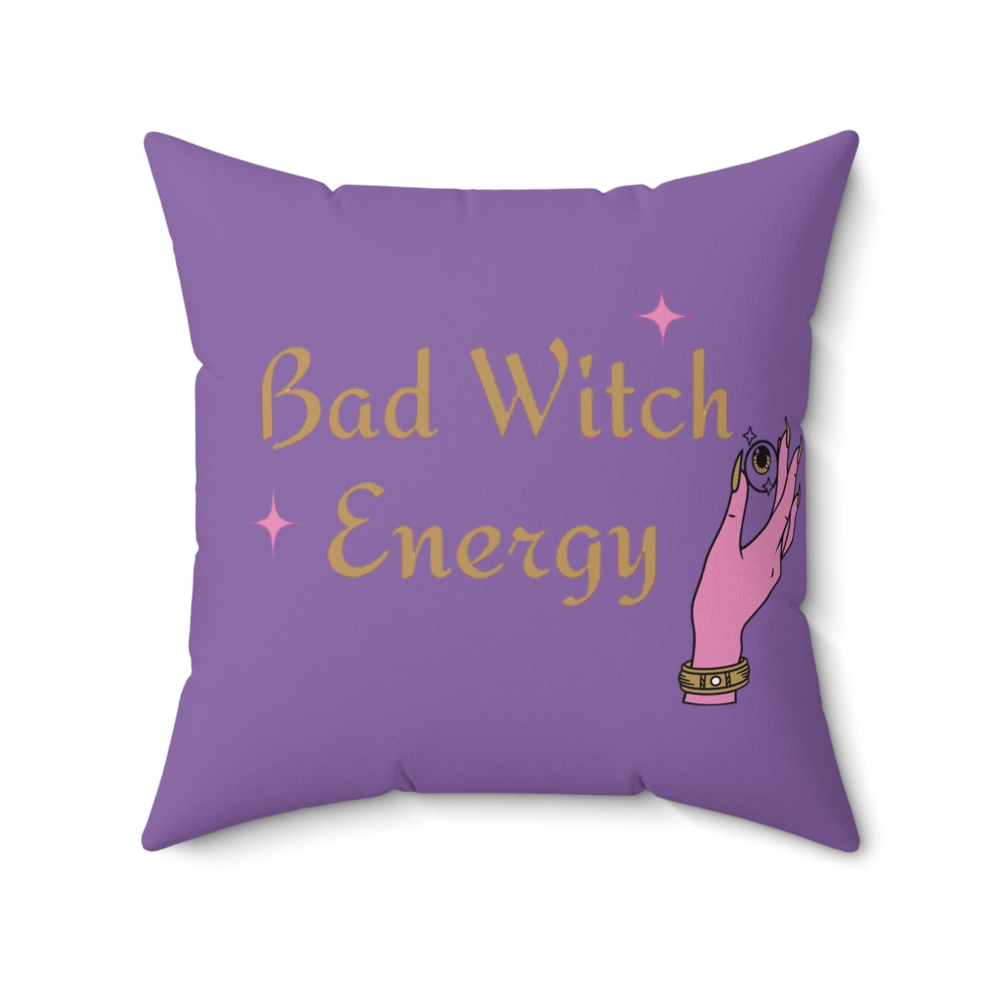 Bad witch energy Square Pillow