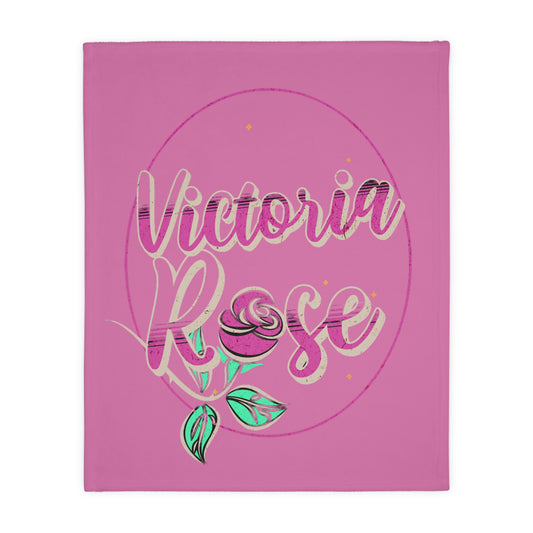 Victoria Rose Blanket (Two-sided print)