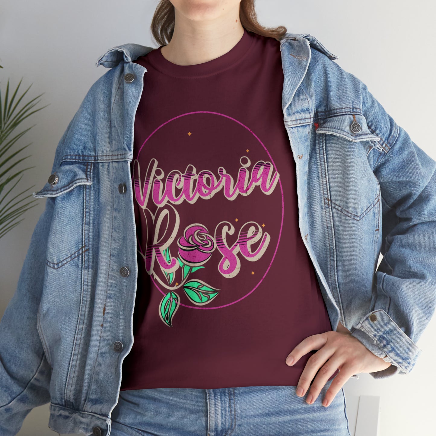 Victoria Rose Heavy Cotton Tee