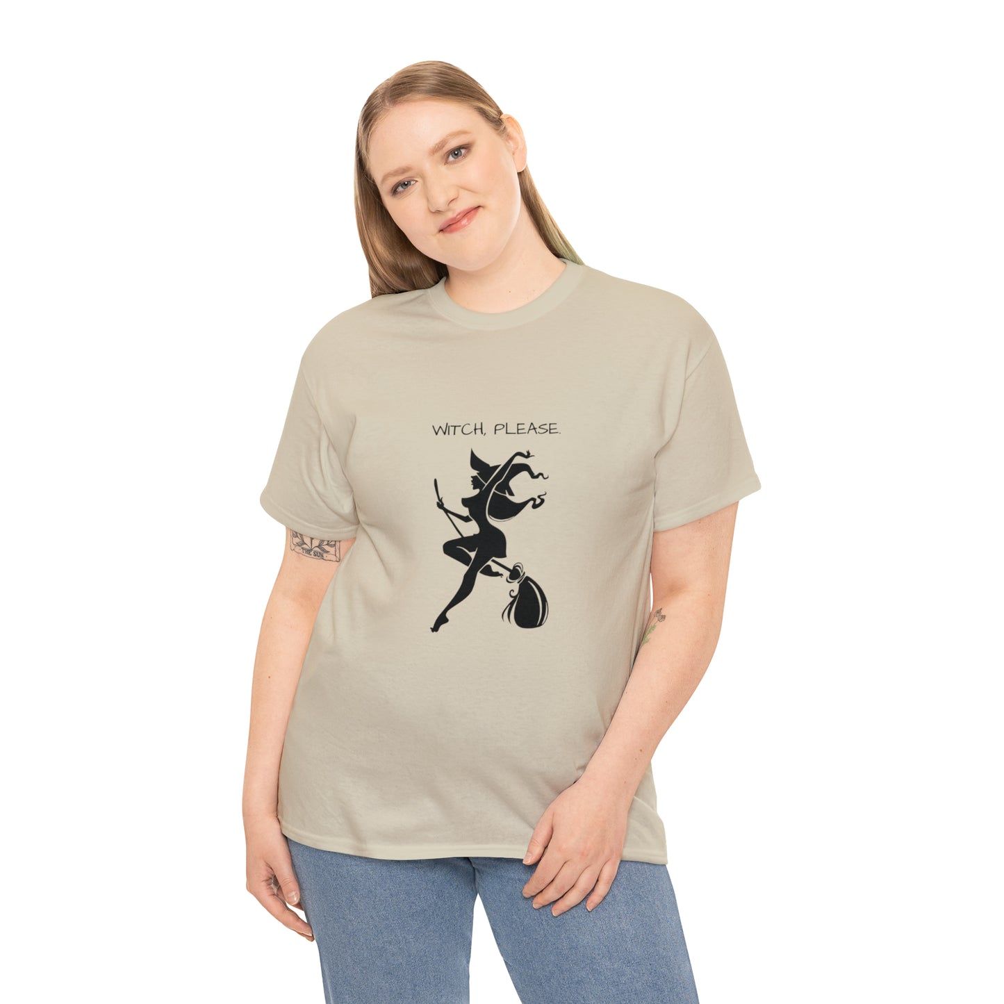 Witch please Heavy Cotton Tee