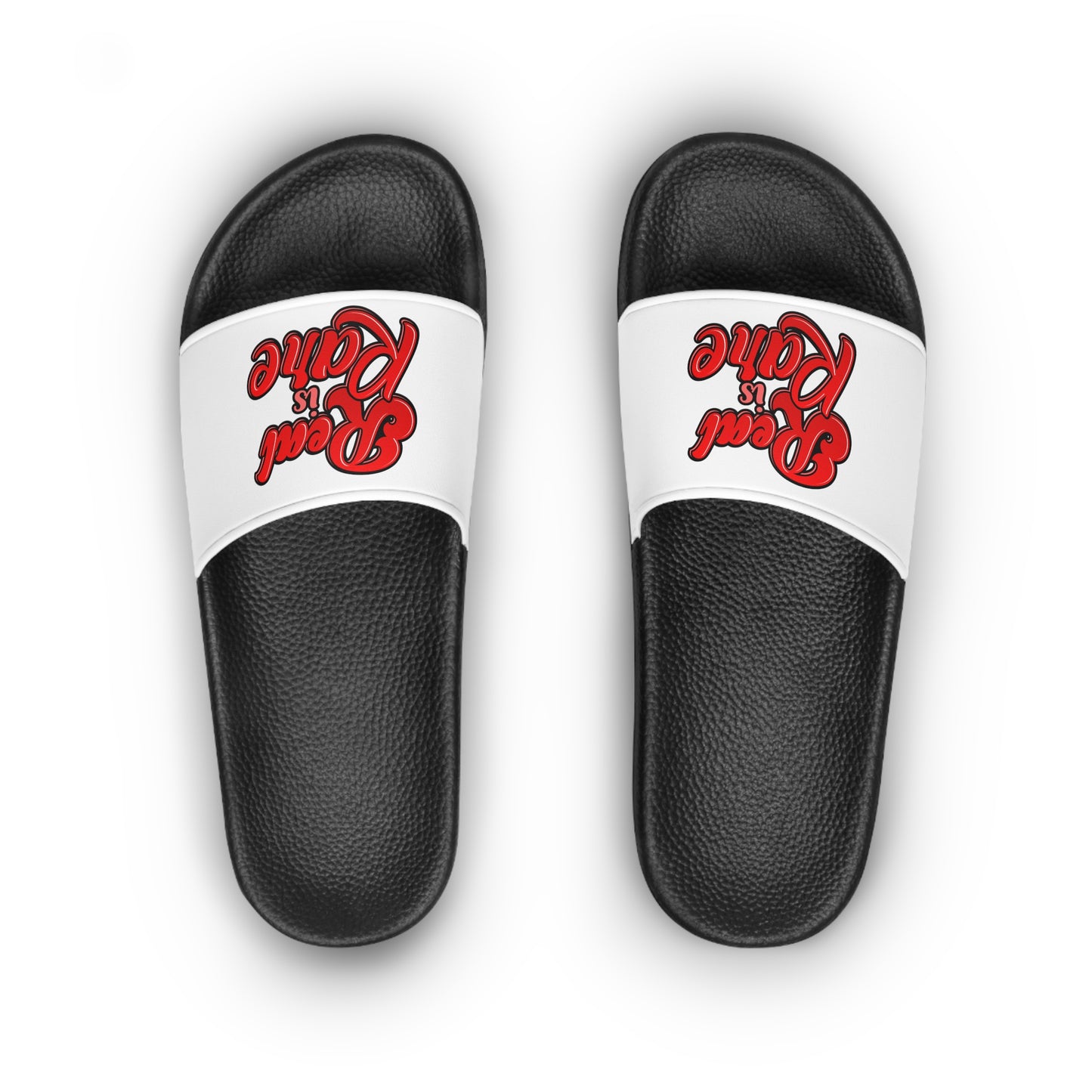 Real is rare Women's Slide Sandals (white)