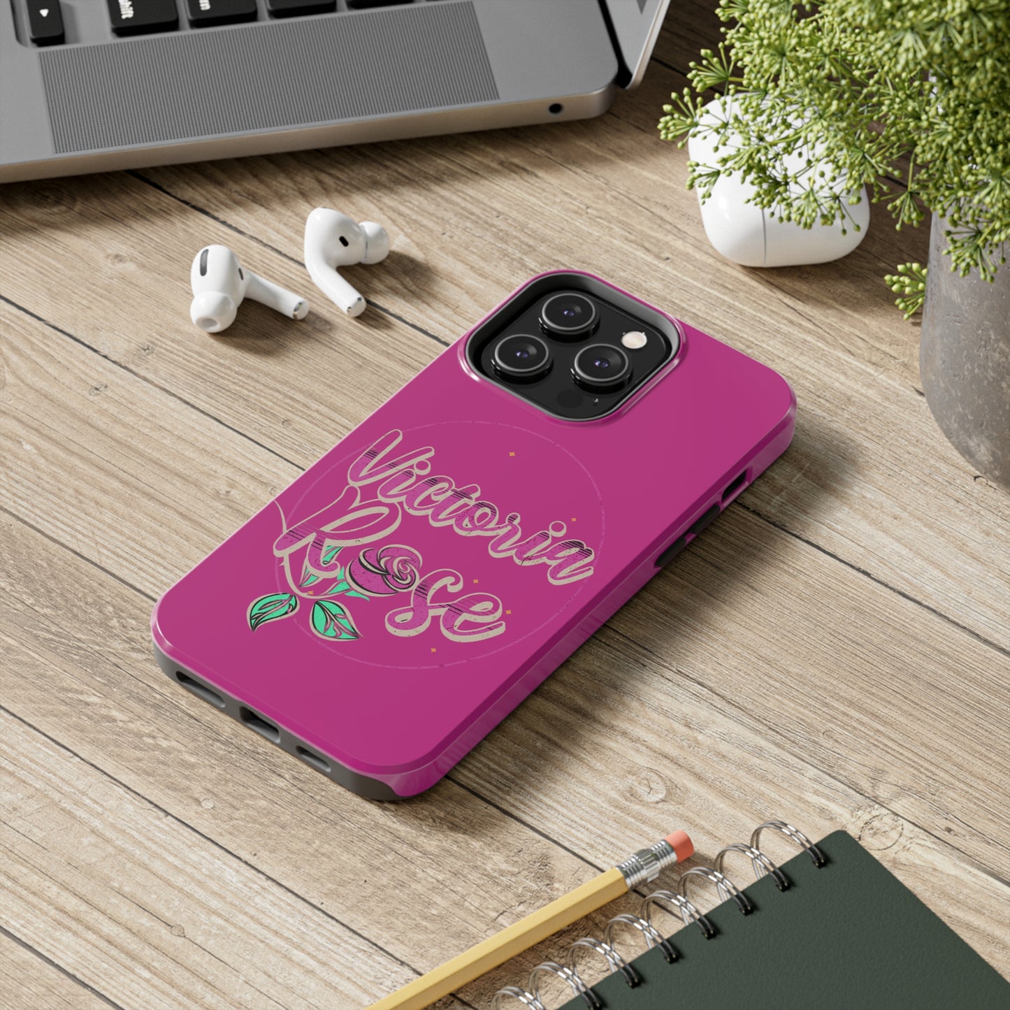 Victoria Rose Phone Case (Pink)