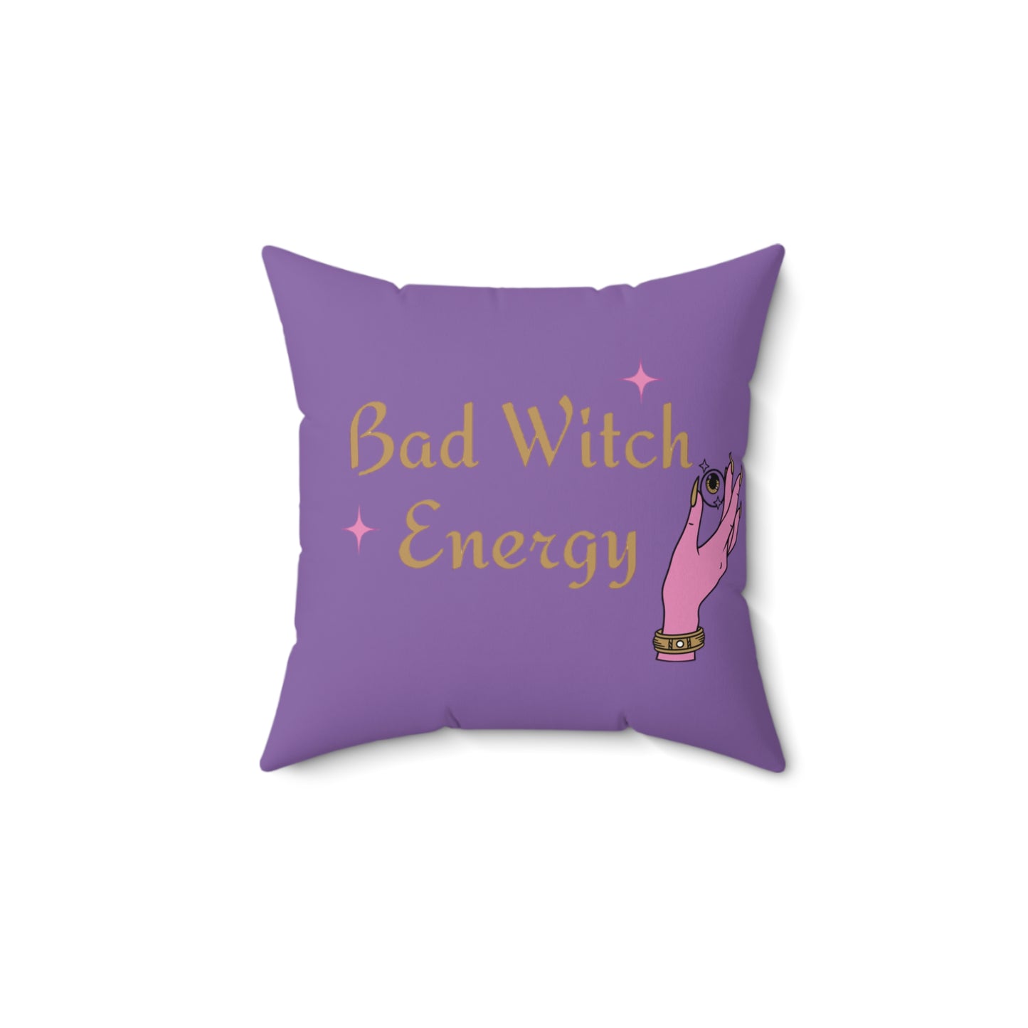 Bad witch energy Square Pillow