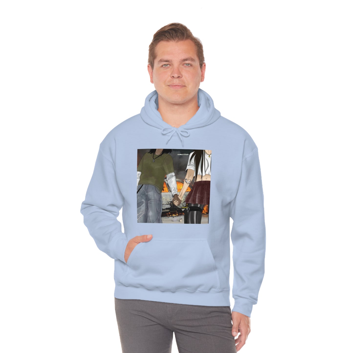 “Through hell and back” Hooded Sweatshirt