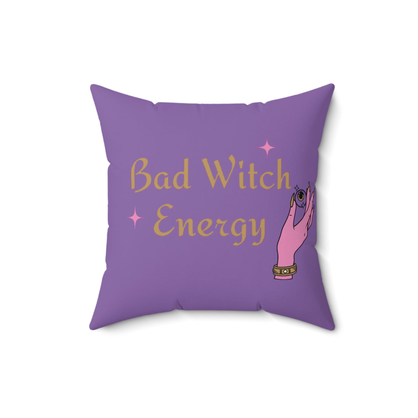 Bad witch energy Square Pillow