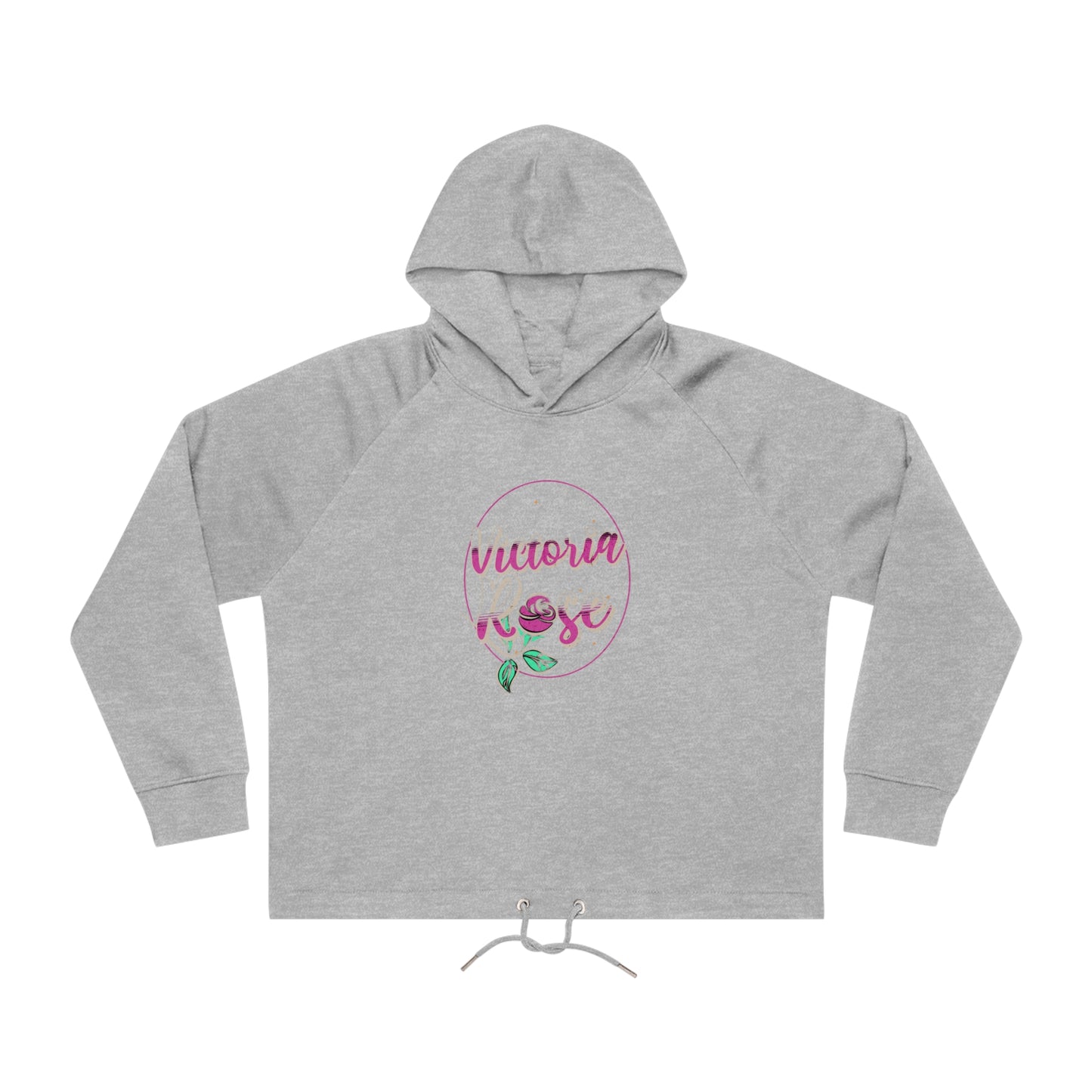Victoria Rose Bower Cropped Hoodie Sweatshirt