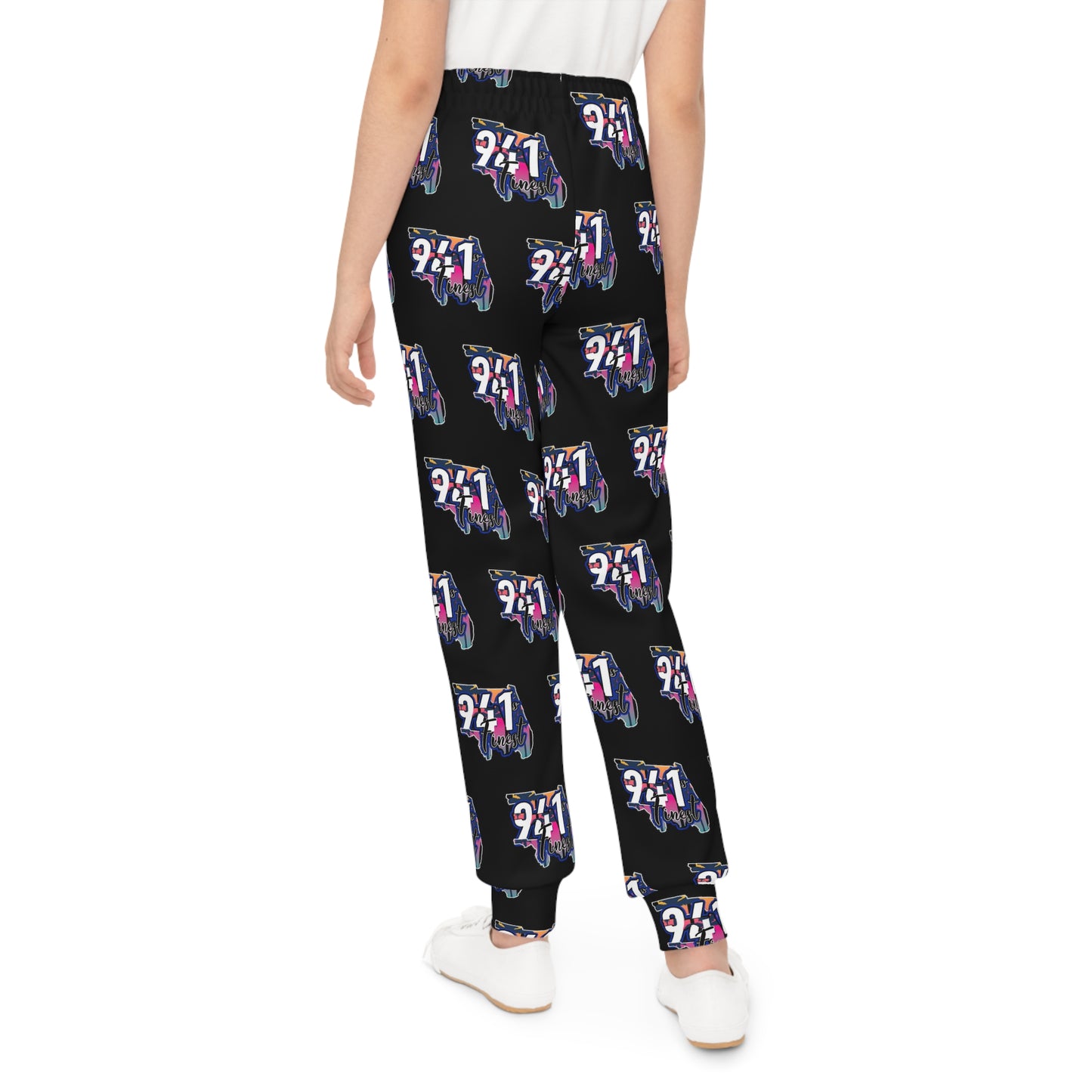 941s Finest Youth Joggers All over (Palm trees)