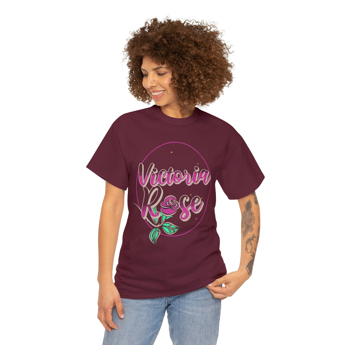 Victoria Rose Heavy Cotton Tee