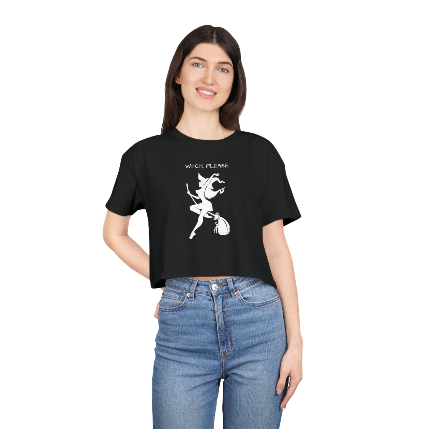 Witch please Women's Crop Tee