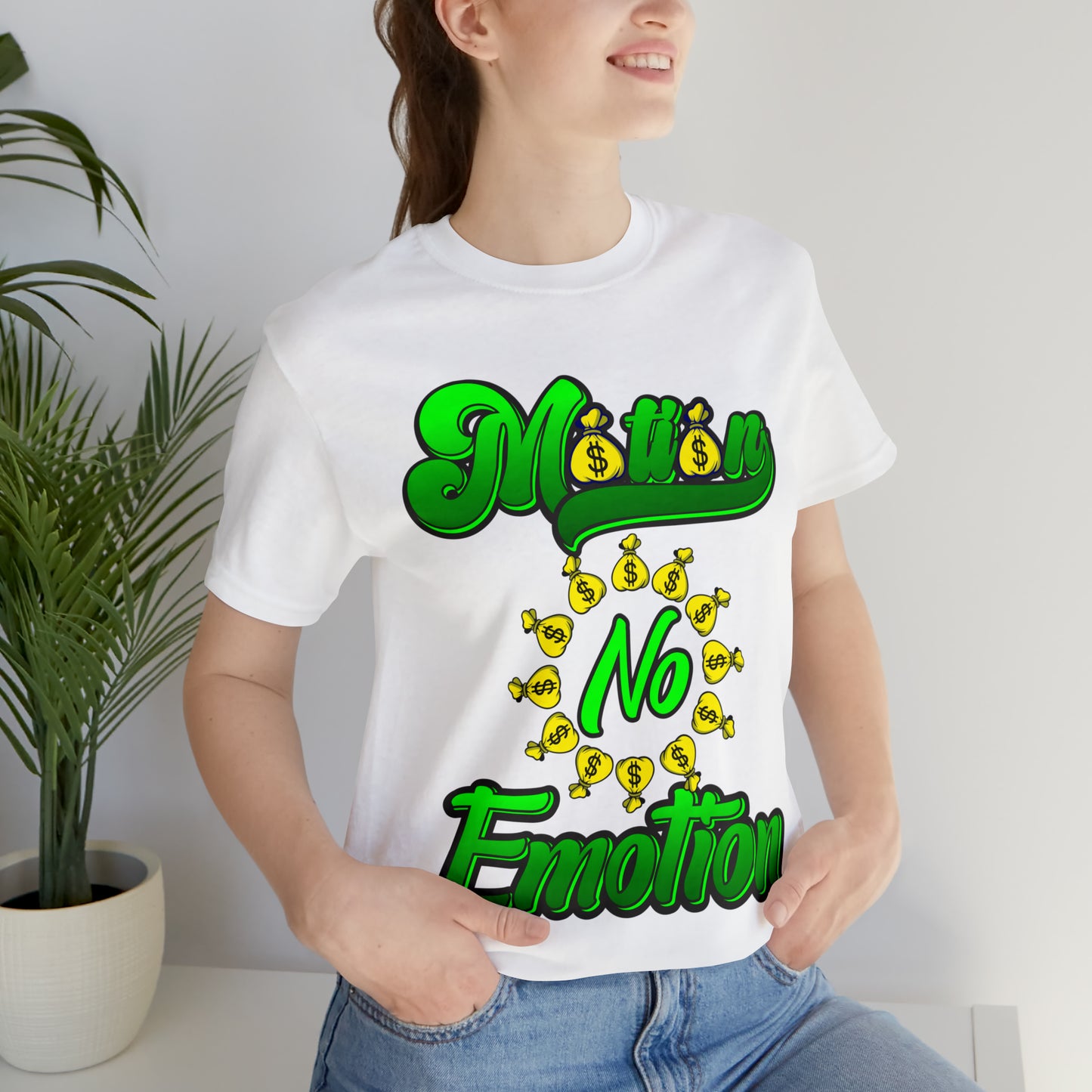 Motion No Emotion (moneybag) Jersey Short Sleeve Tee