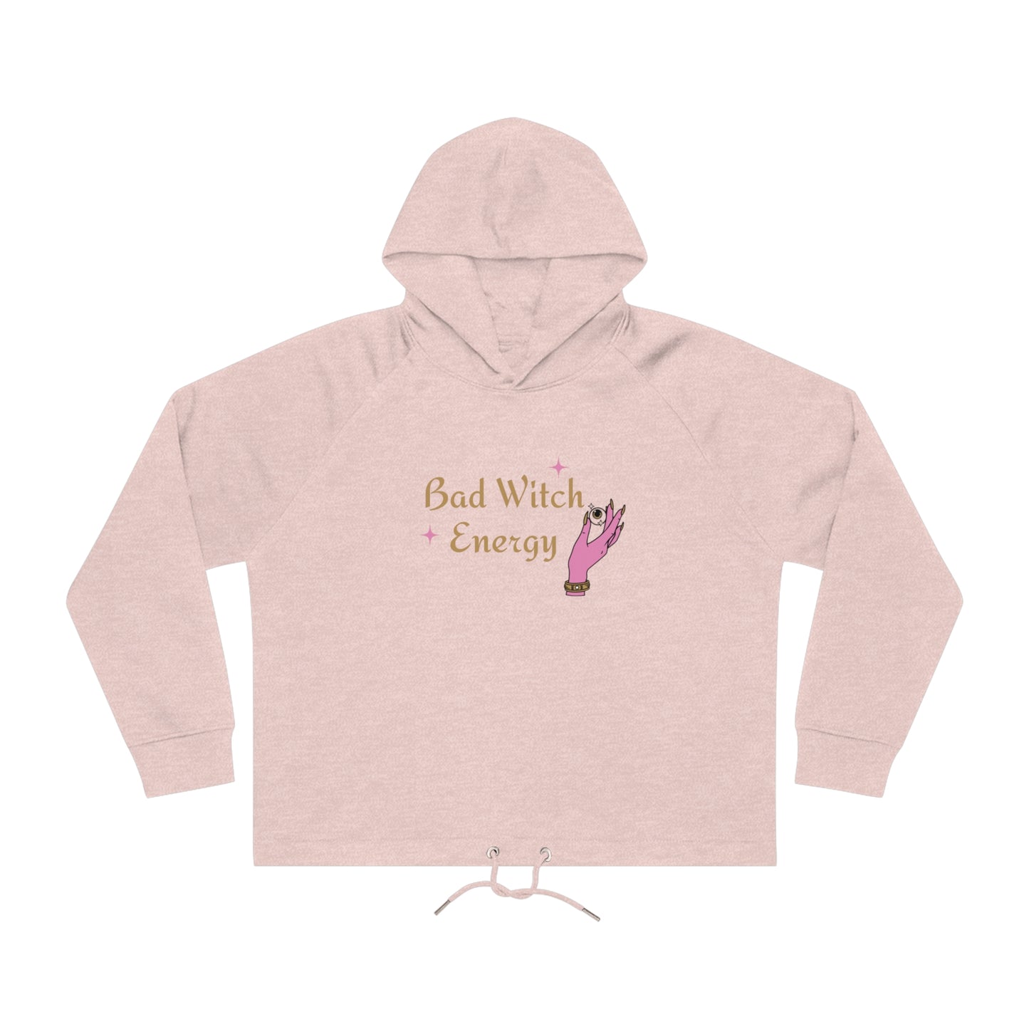 Bad witch energy Cropped Hoodie Sweatshirt