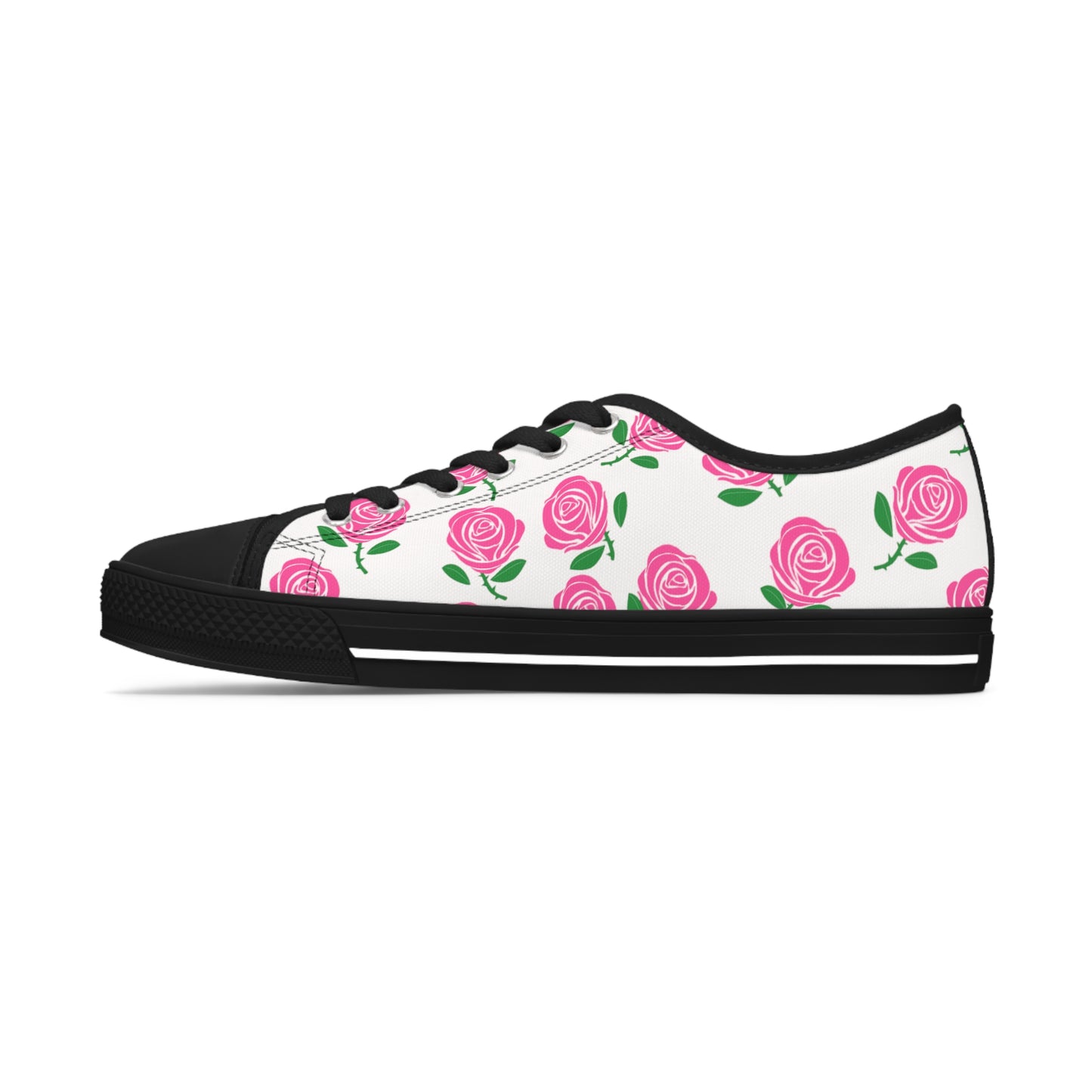 Victoria Rose “Roses everywhere” Women’s Low Top Sneakers