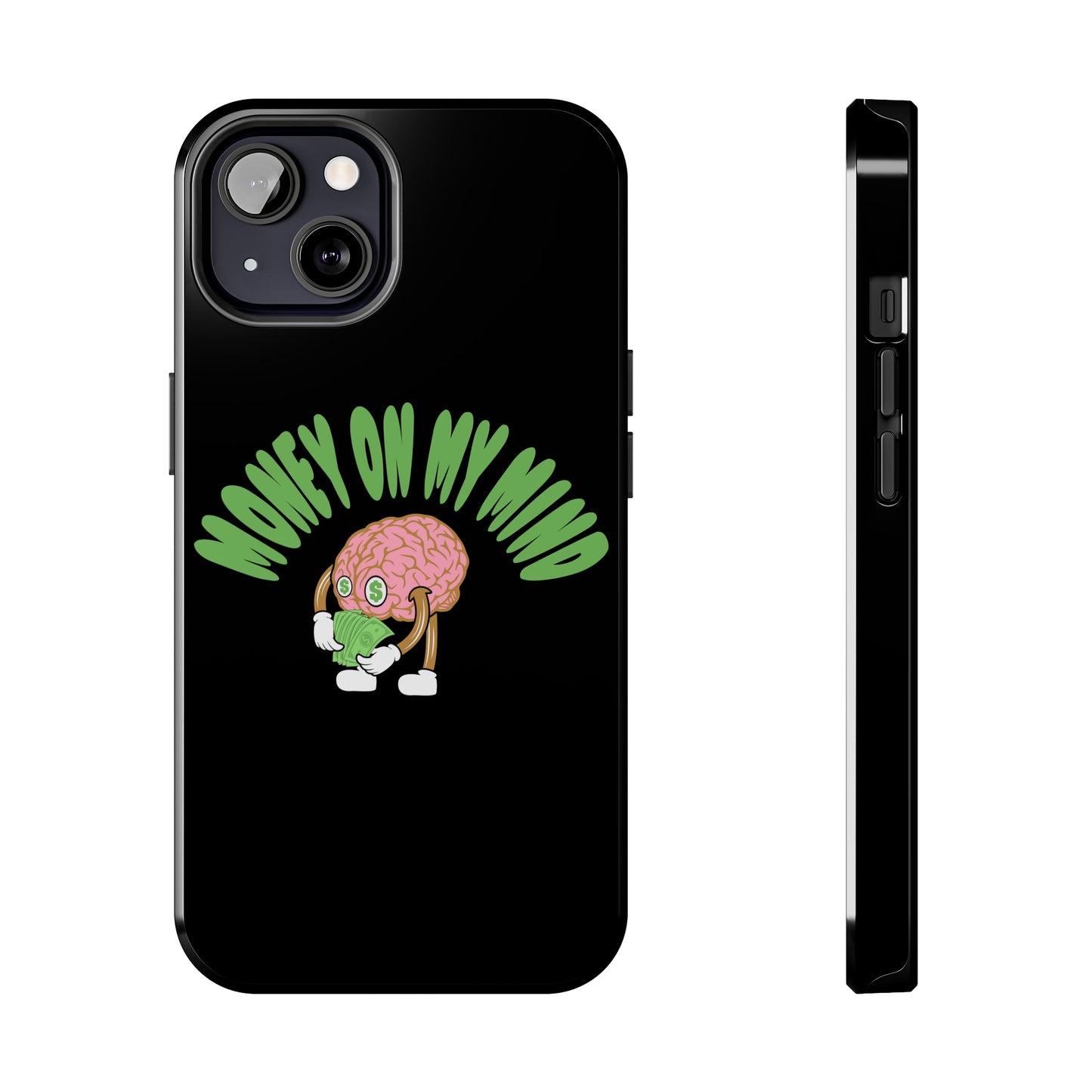 Money on my mind Phone case (Black)