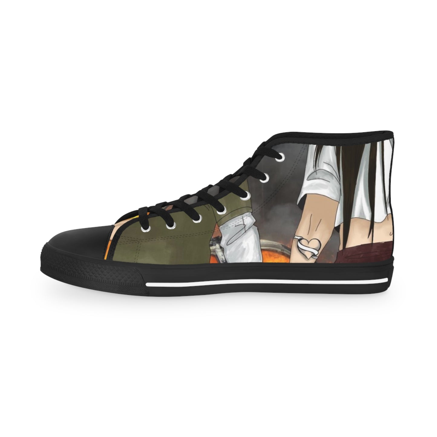 “Through hell and back” Men's High Top Sneakers