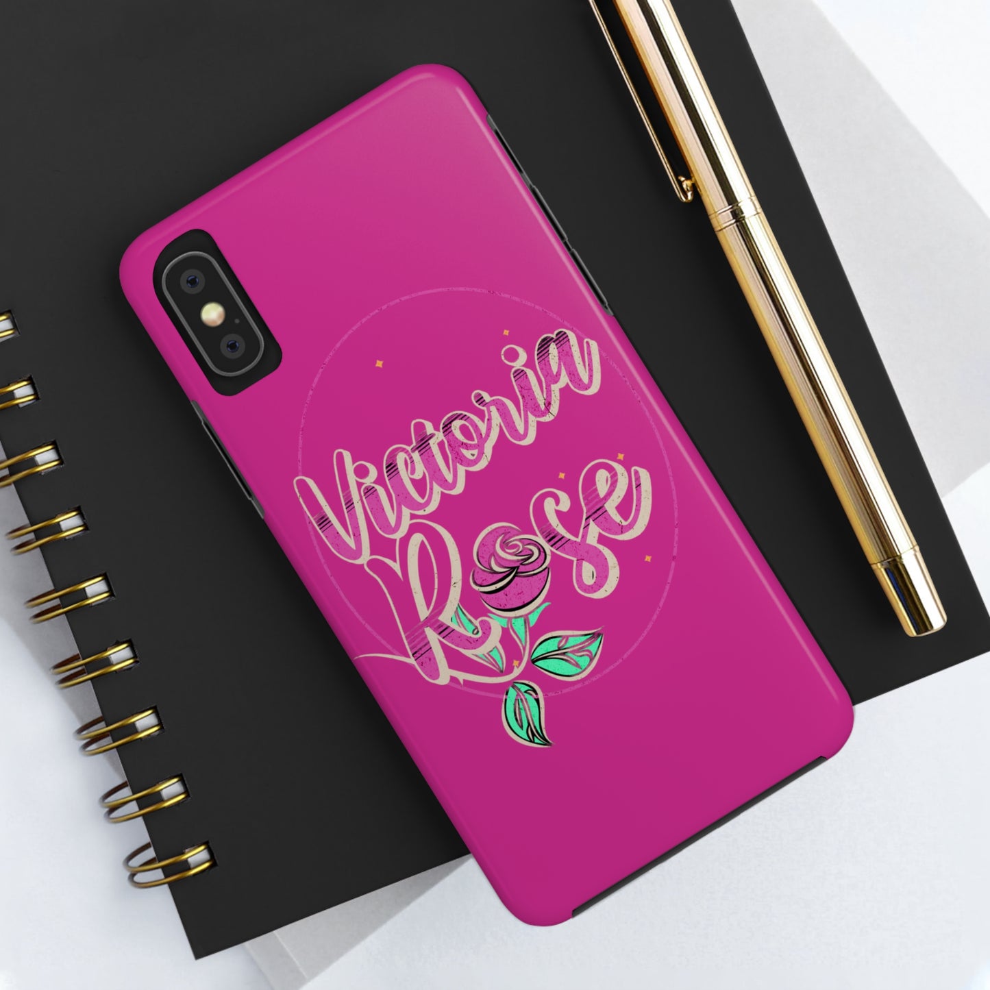 Victoria Rose Phone Case (Pink)