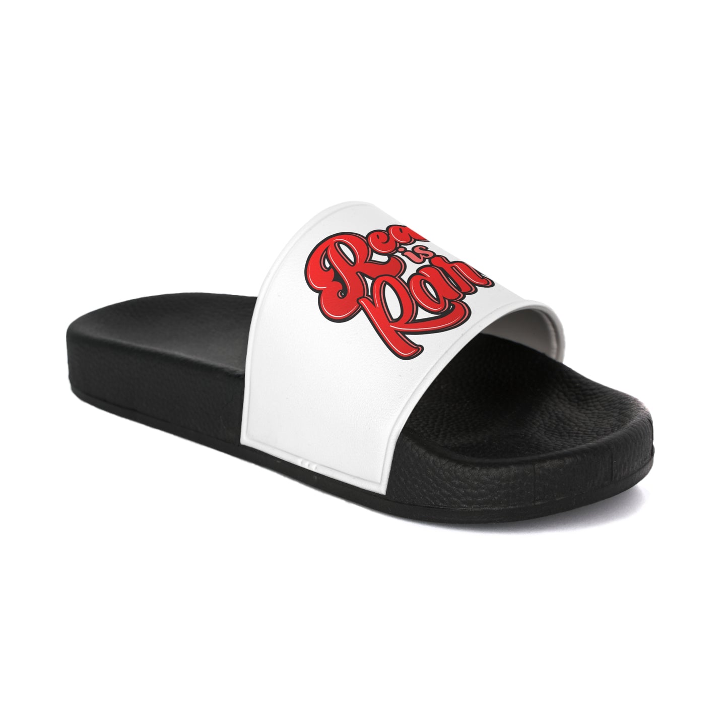 Real is rare Women's Slide Sandals (white)